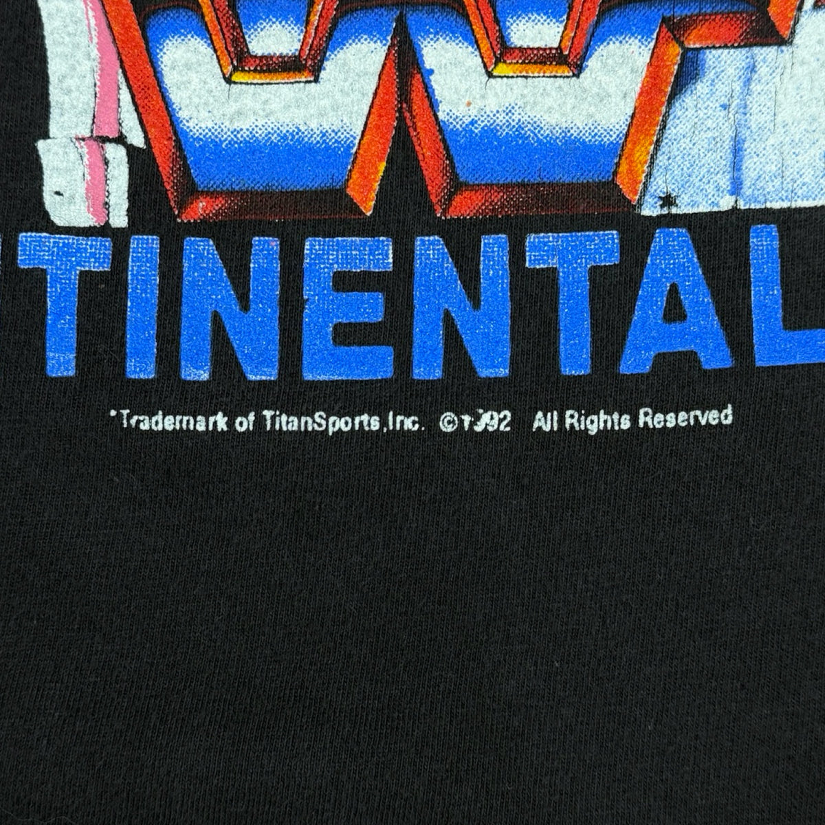 1992 WWF Hart vs Bulldog Wembley Summer Slam T-Shirt