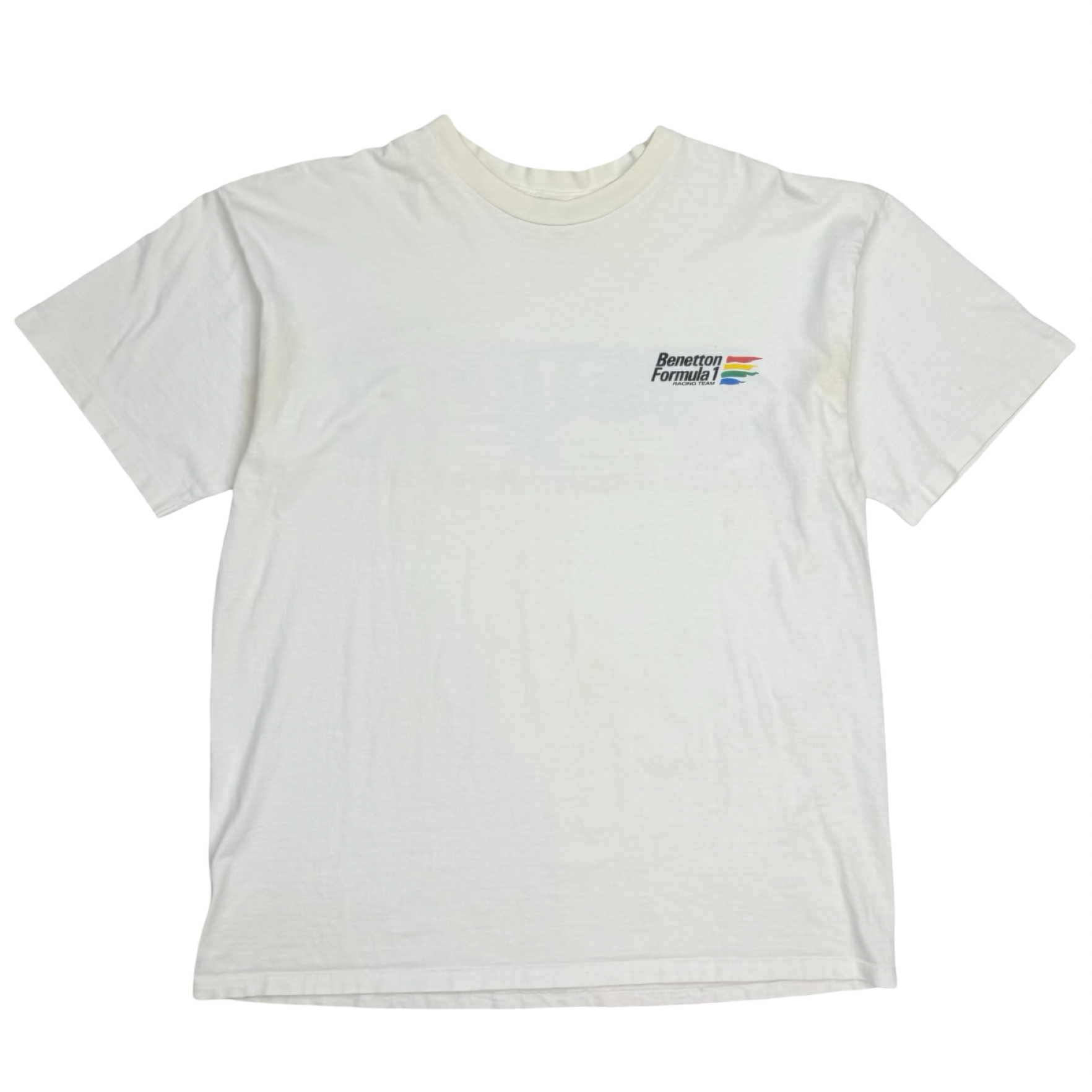 Vintage Benetton Formula 1 Racing Team Tee White