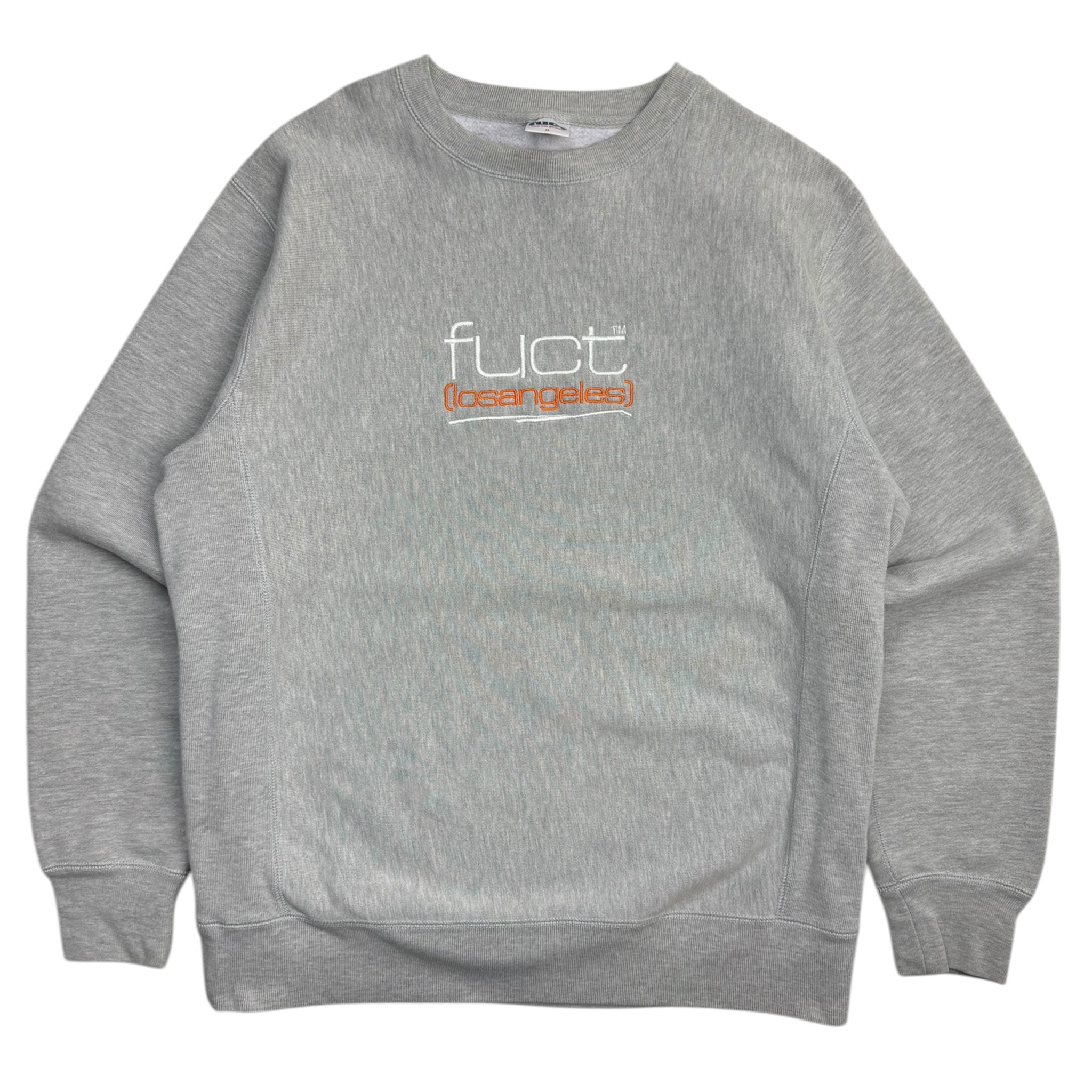 Fuct FTP Los Angeles Crewneck Grey