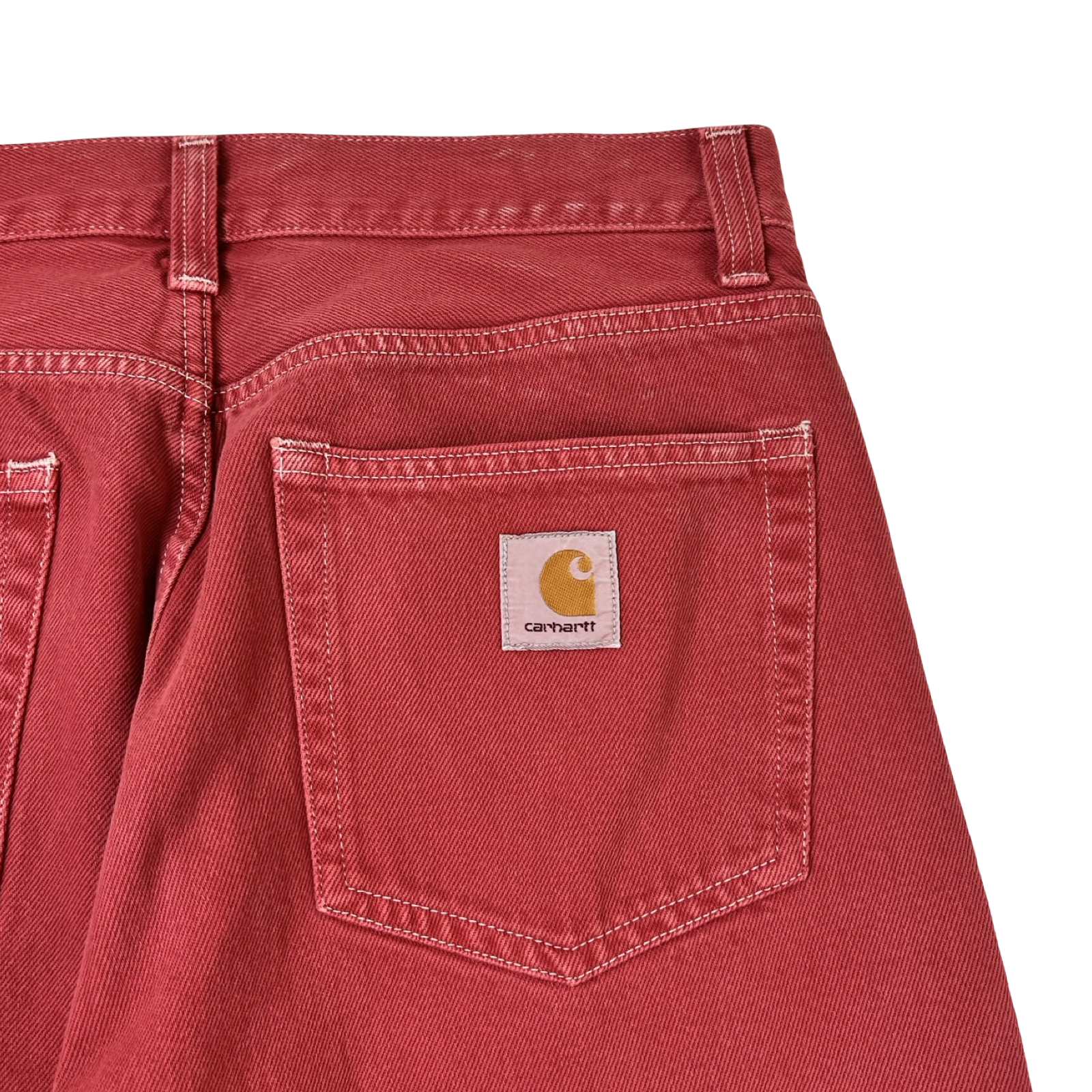 Carhartt WIP Landon Relaxed Wide-Leg Jeans Red