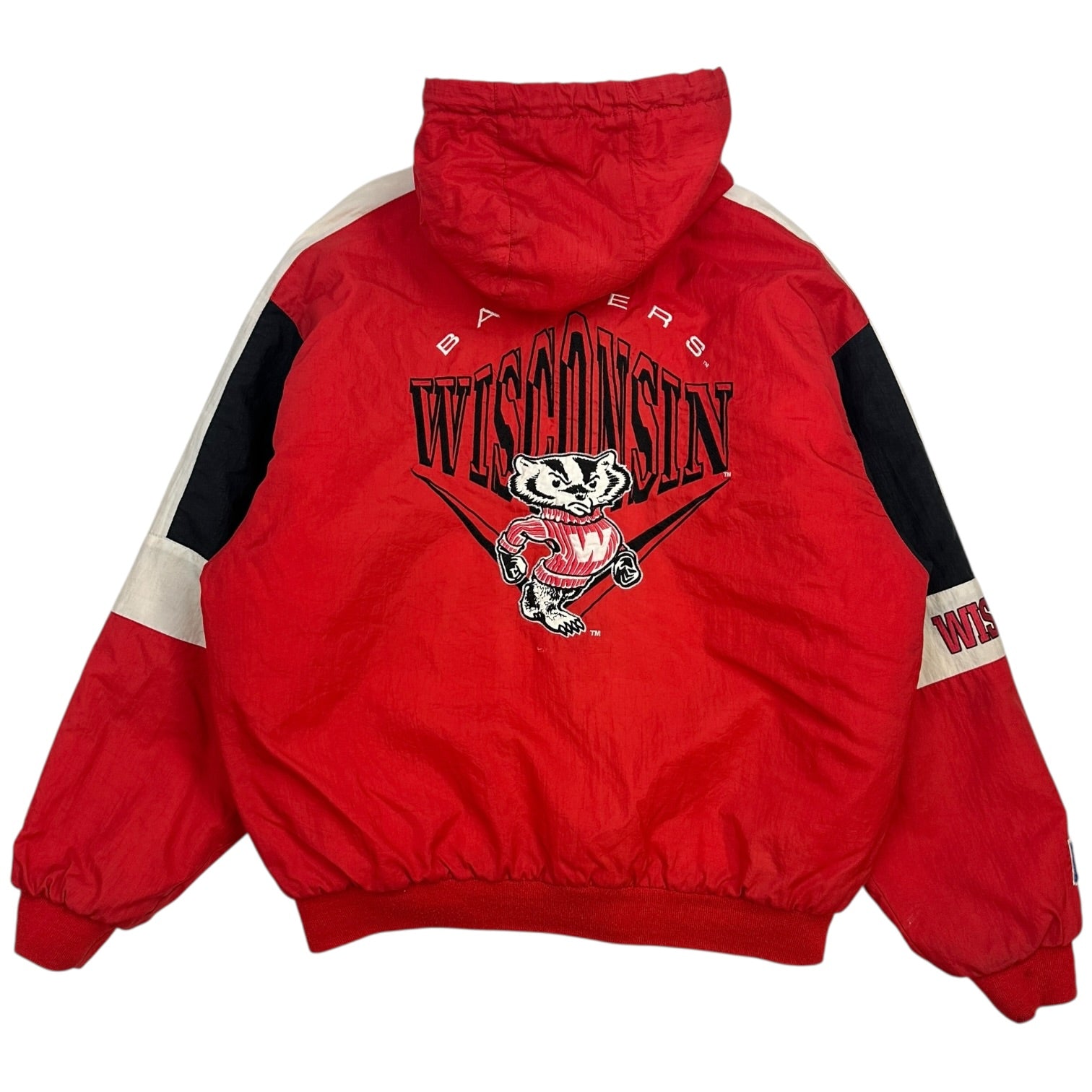 Vintage Nutmeg Wisconsin Badgers Jacket Red
