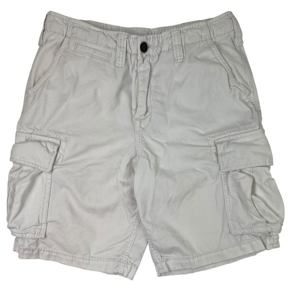 True Religion Cargo Shorts White