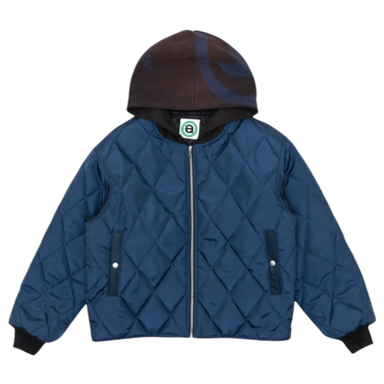 Hidden NY x Annie Quilted Bomber Jacket Aged Black/Navy