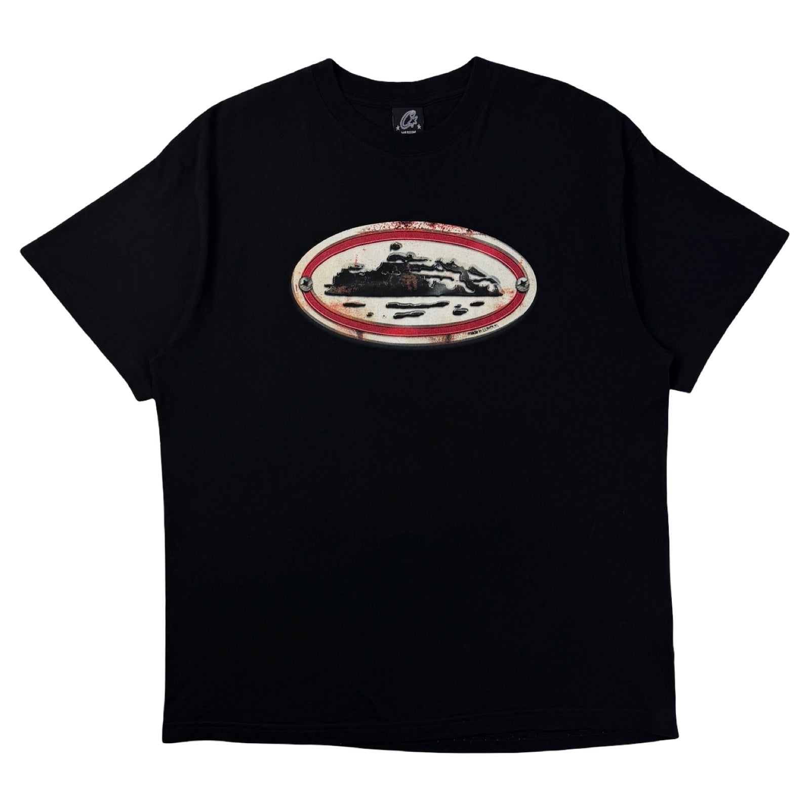 Corteiz Rusty Alcatraz T-Shirt Black