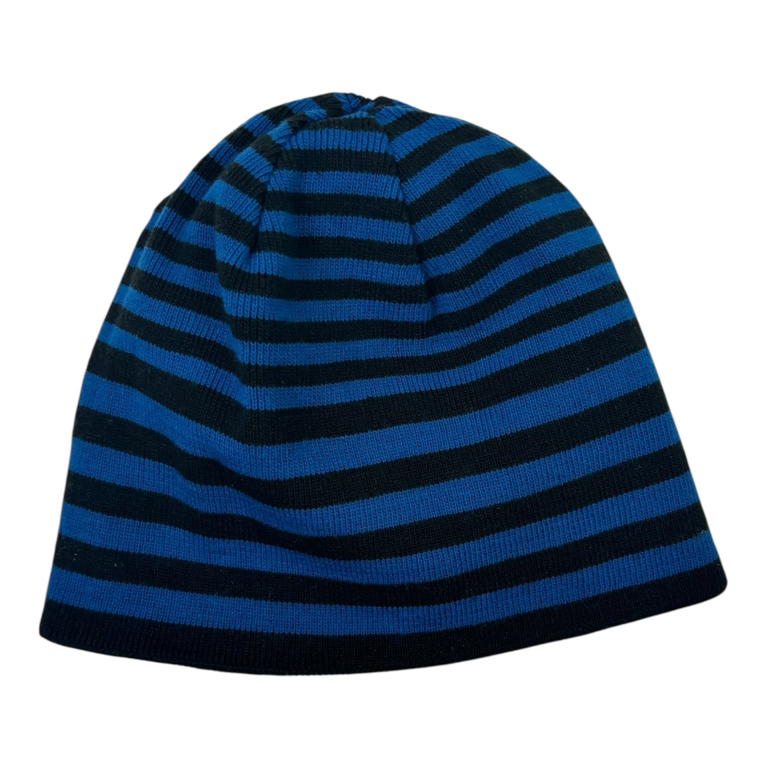 Vintage Y2K Eddie Bauer Striped Skullcap Blue