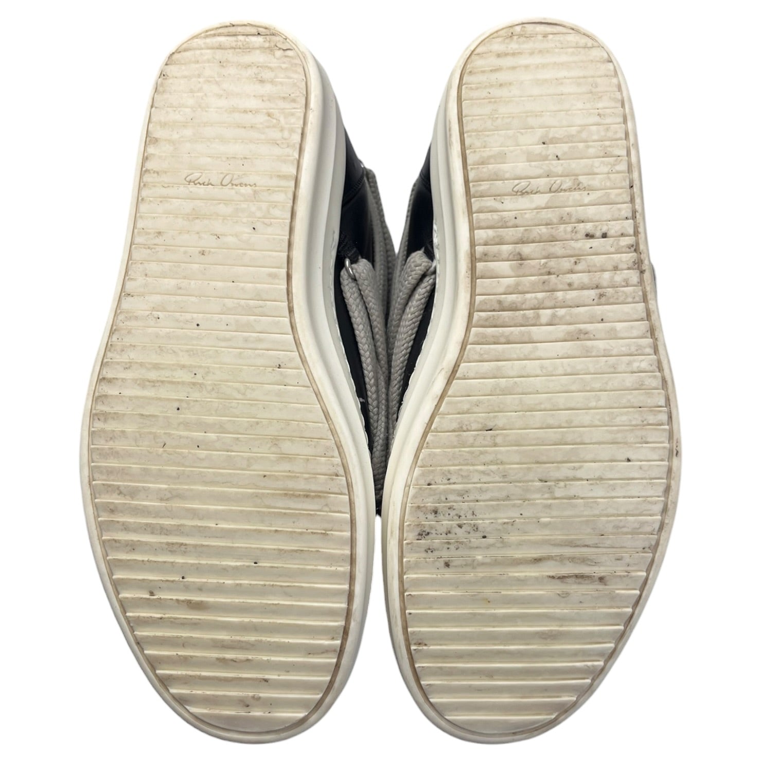 Rick Owens Jumbo Puffer Megalaced Boot Black/Milk (Used)