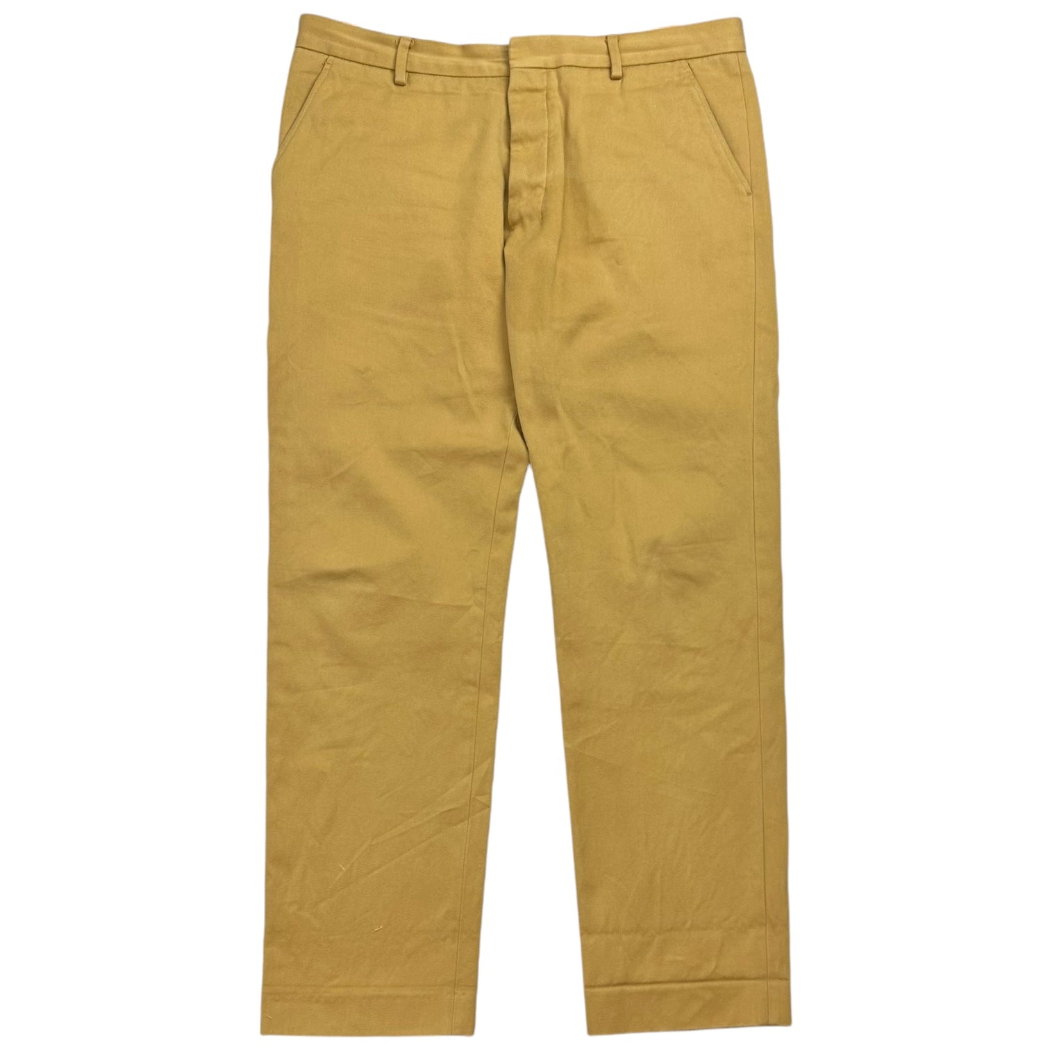 Ami Straight Chino Trousers Sand