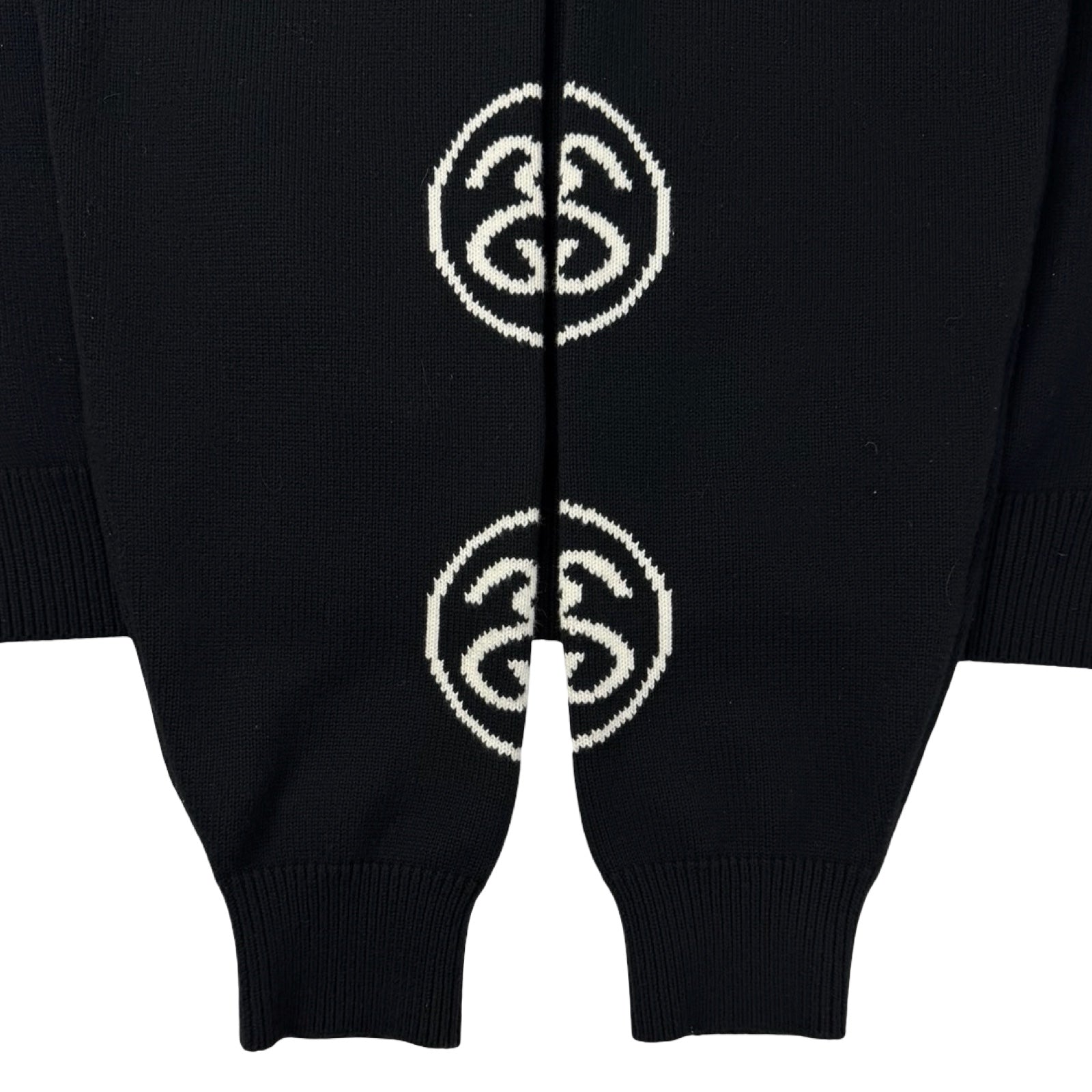 Stussy SS Link Logo Knit Sweater Black