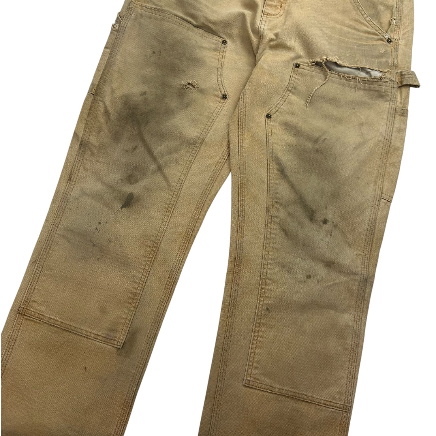 Vintage Carhartt Double Knee Pants Tan