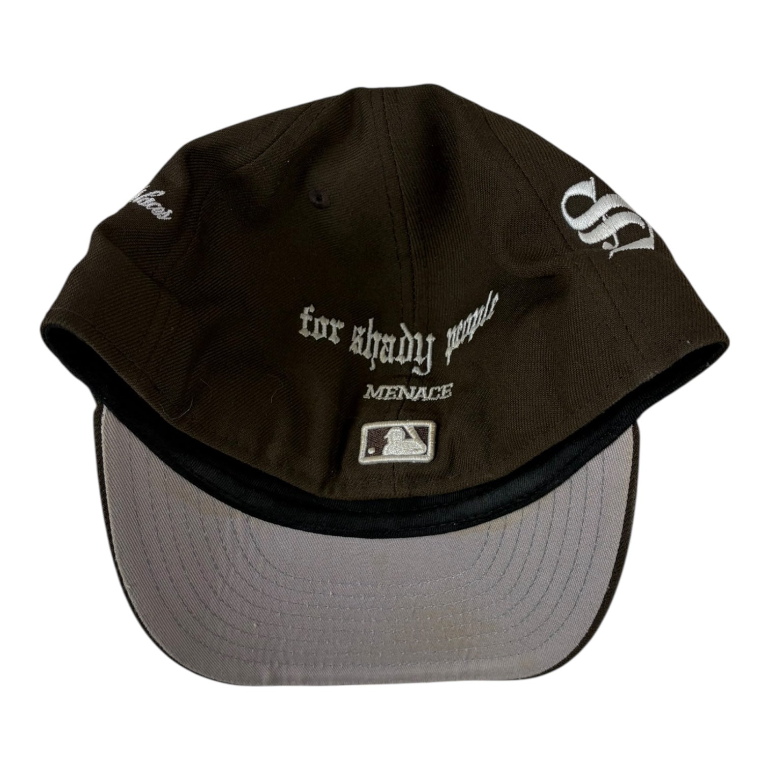 Menace “A Sunny Day For Shaded People” Fitted Hat Brown