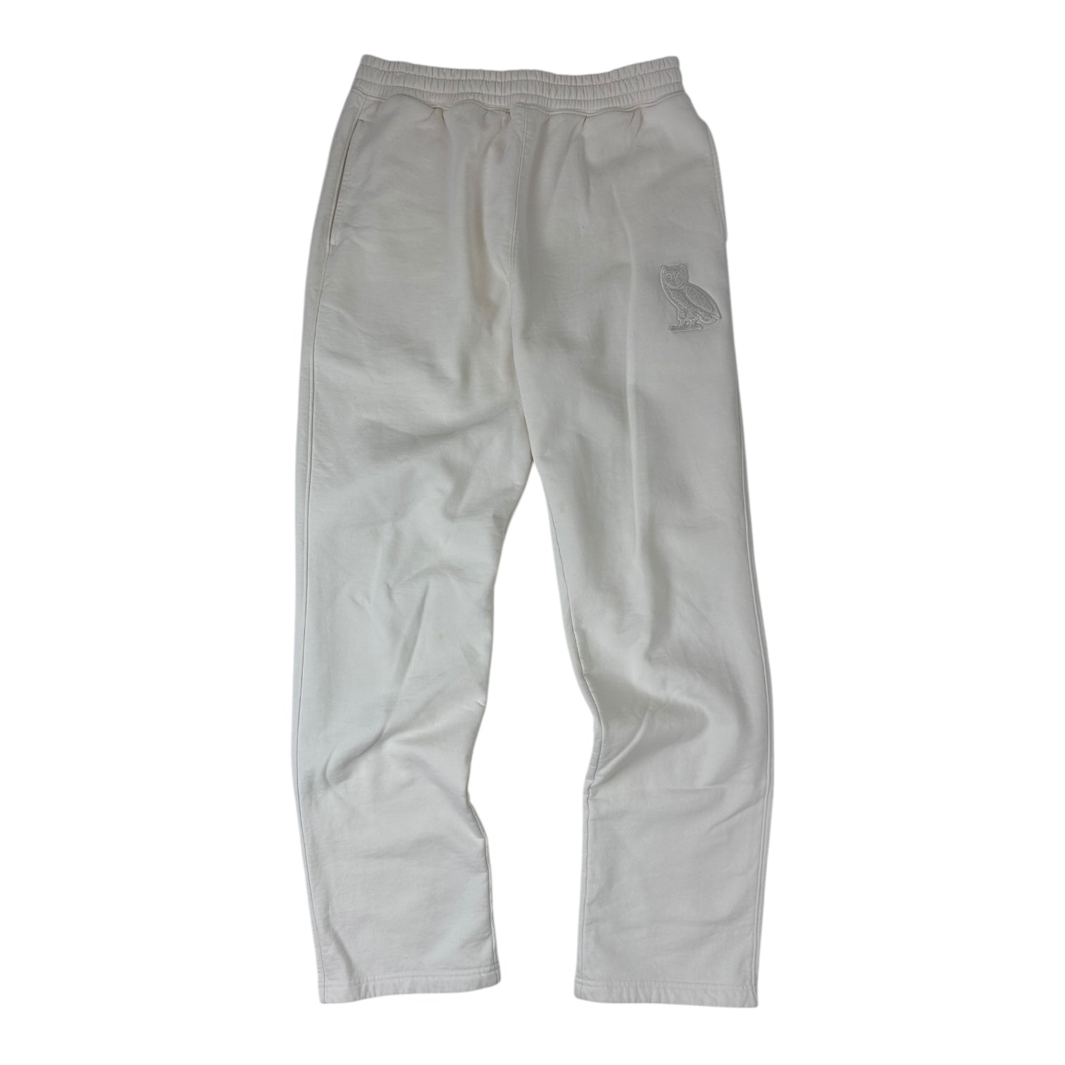 OVO Mini OG Open-Hem Sweatpant White