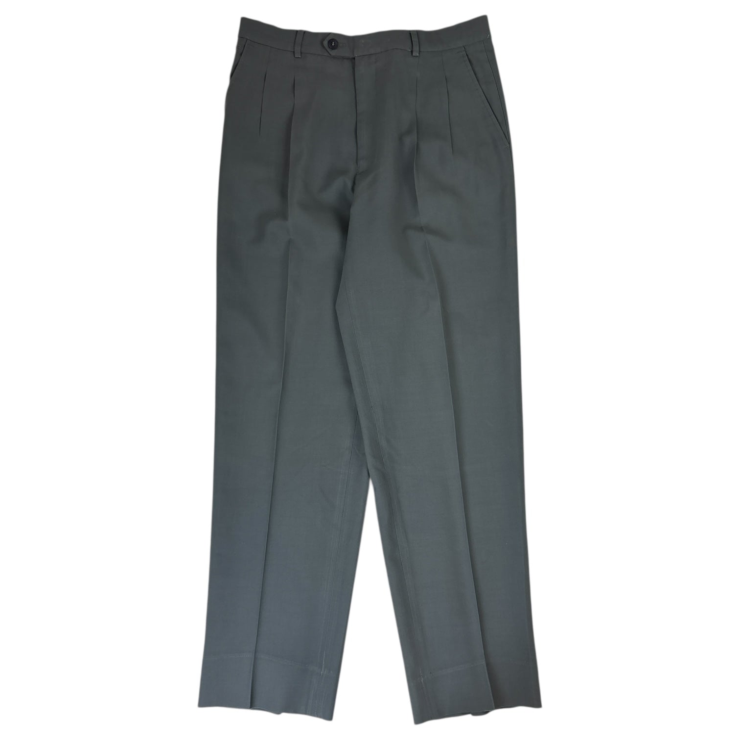 Vintage Balenciaga Pleated Pant Light Grey
