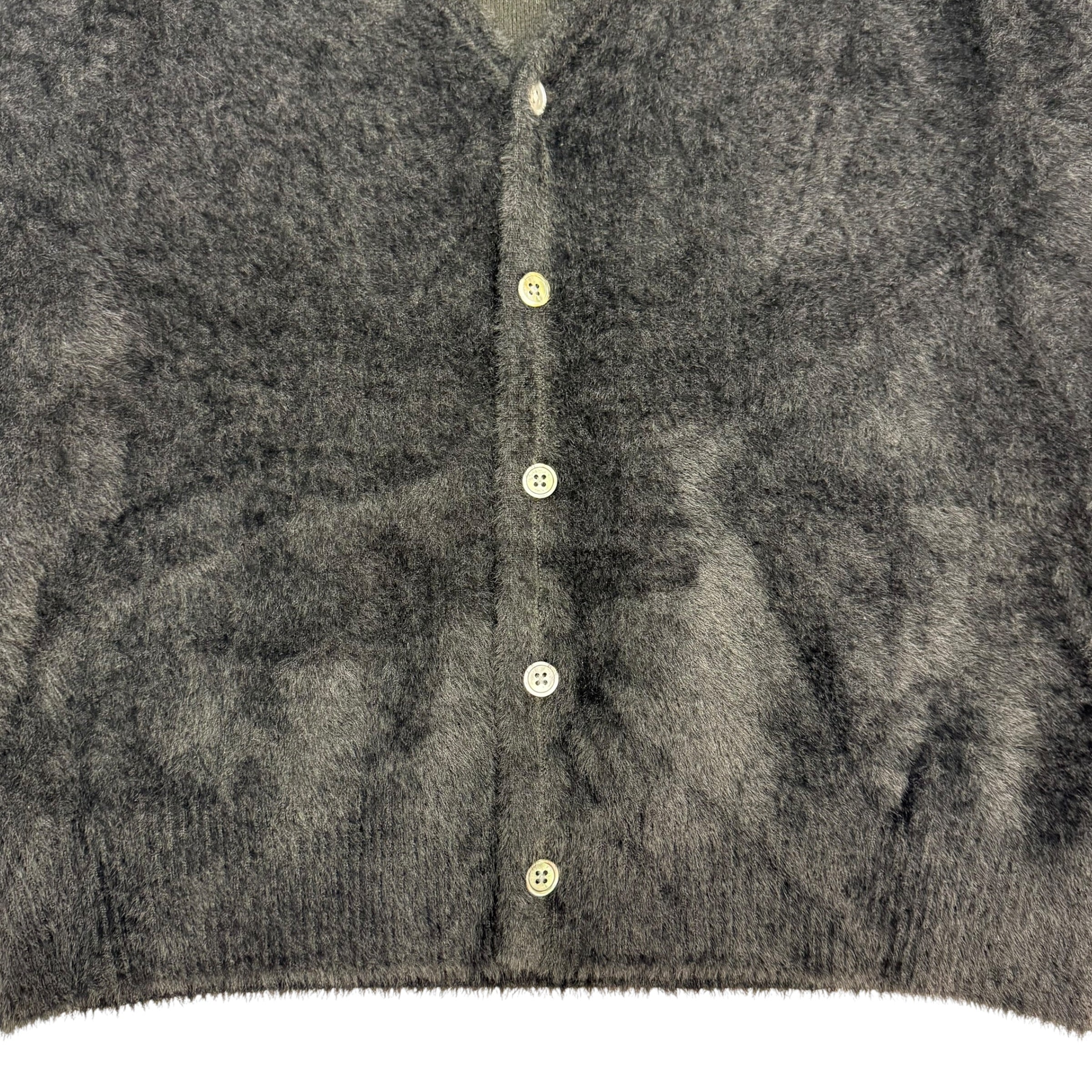 Stussy Shaggy Cardigan Black