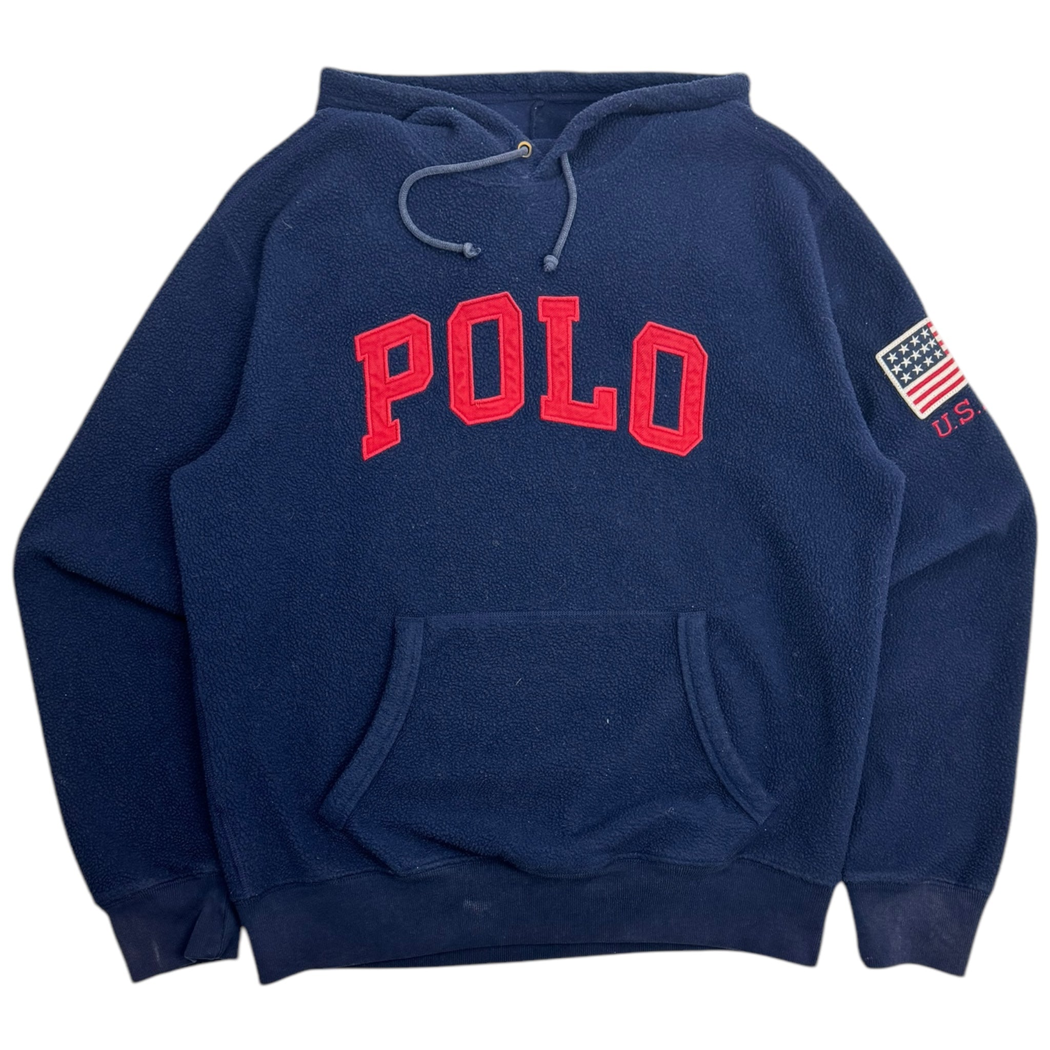 Vintage Polo Ralph Lauren USA Fleece Hoodie