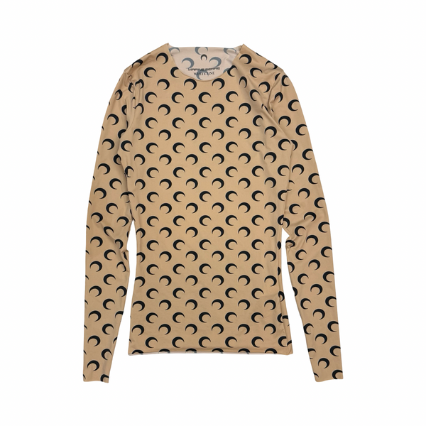 (W) Marine Serre Moon Jersey Tan