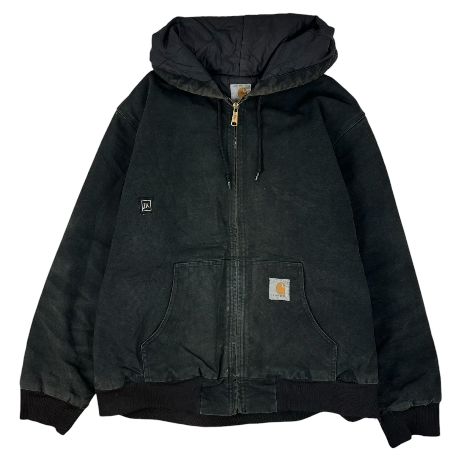 Vintage Carhartt Hooded Jacket Black