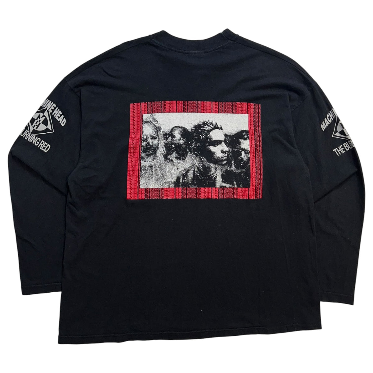 Vintage 1990’s Machine Head “The Burning Red” Long Sleeve T-Shirt Black