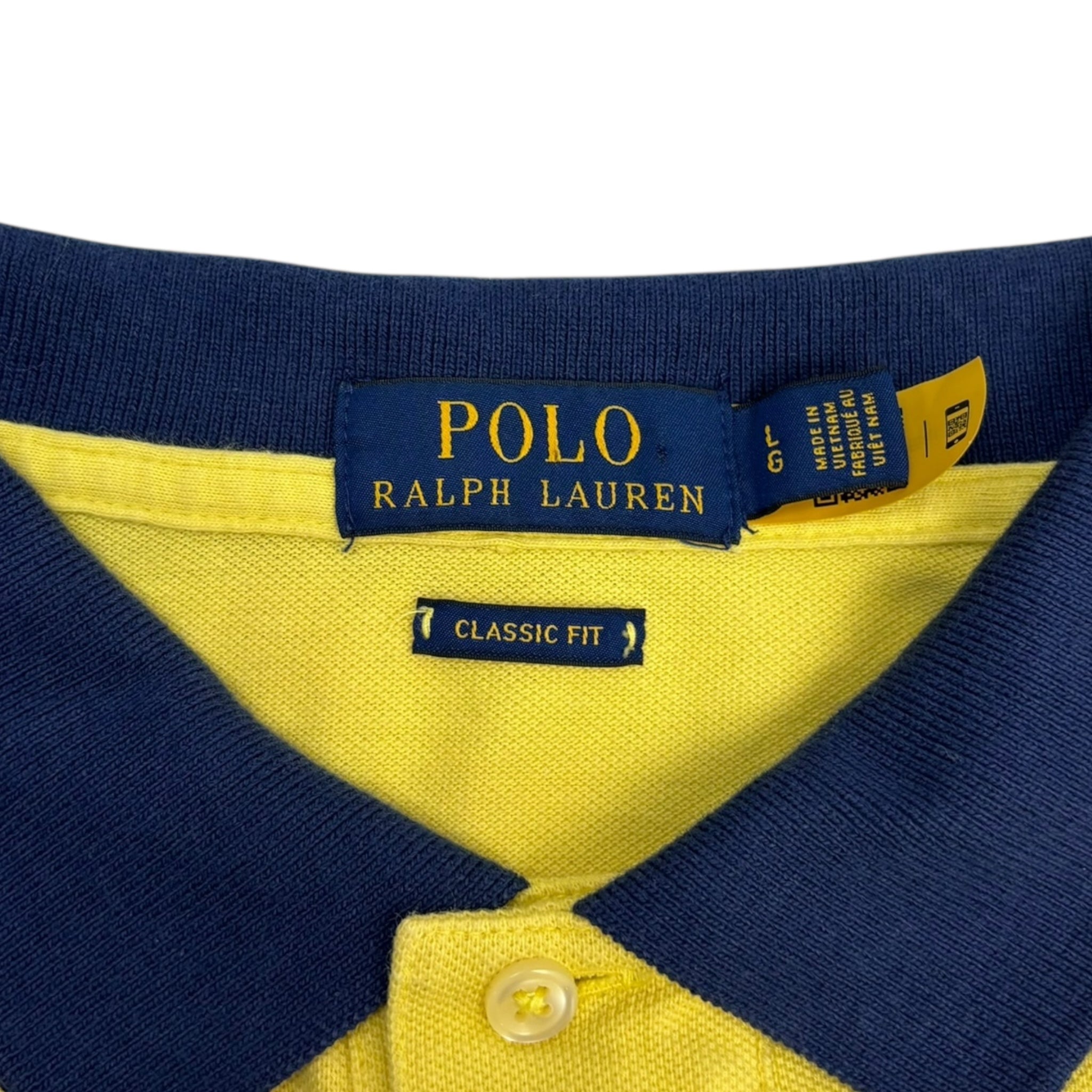 Vintage Polo Ralph Lauren Collared Shirt Yellow