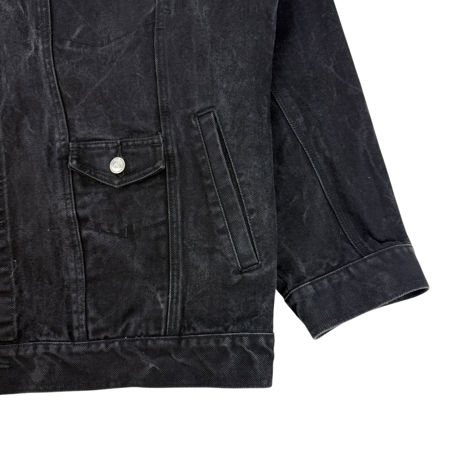 Vintage Y2K South Pole Denim Jacket Black