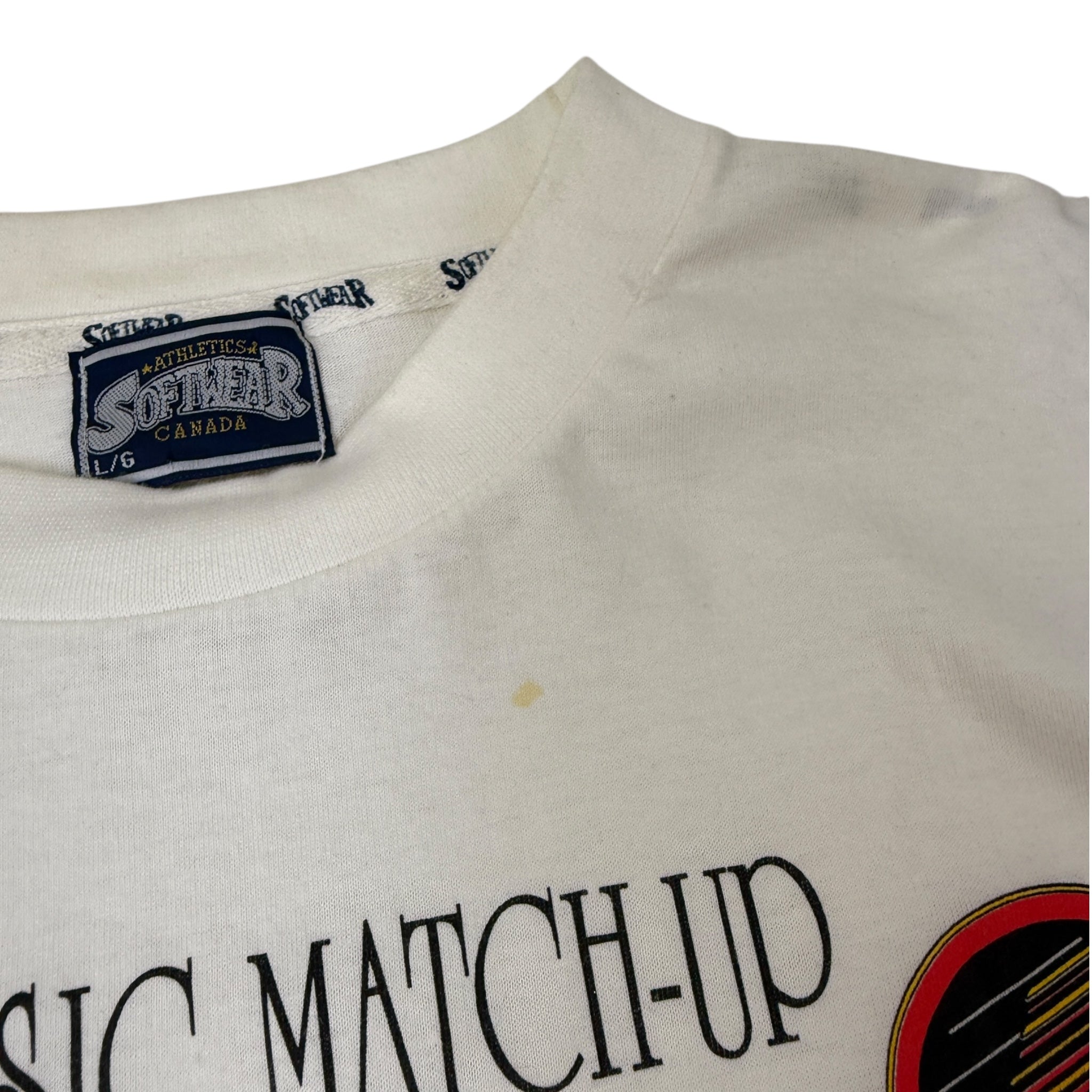 Vintage Vancouver Canucks New York Rangers Stanley Cup T-Shirt