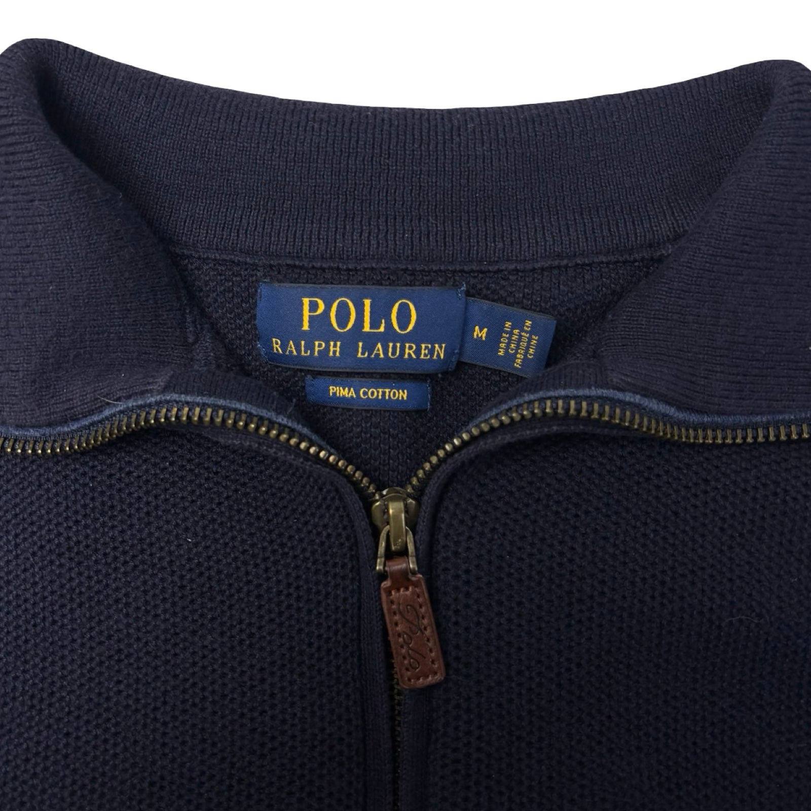 Vintage Polo Ralph Lauren Quarter-Zip Knit Navy