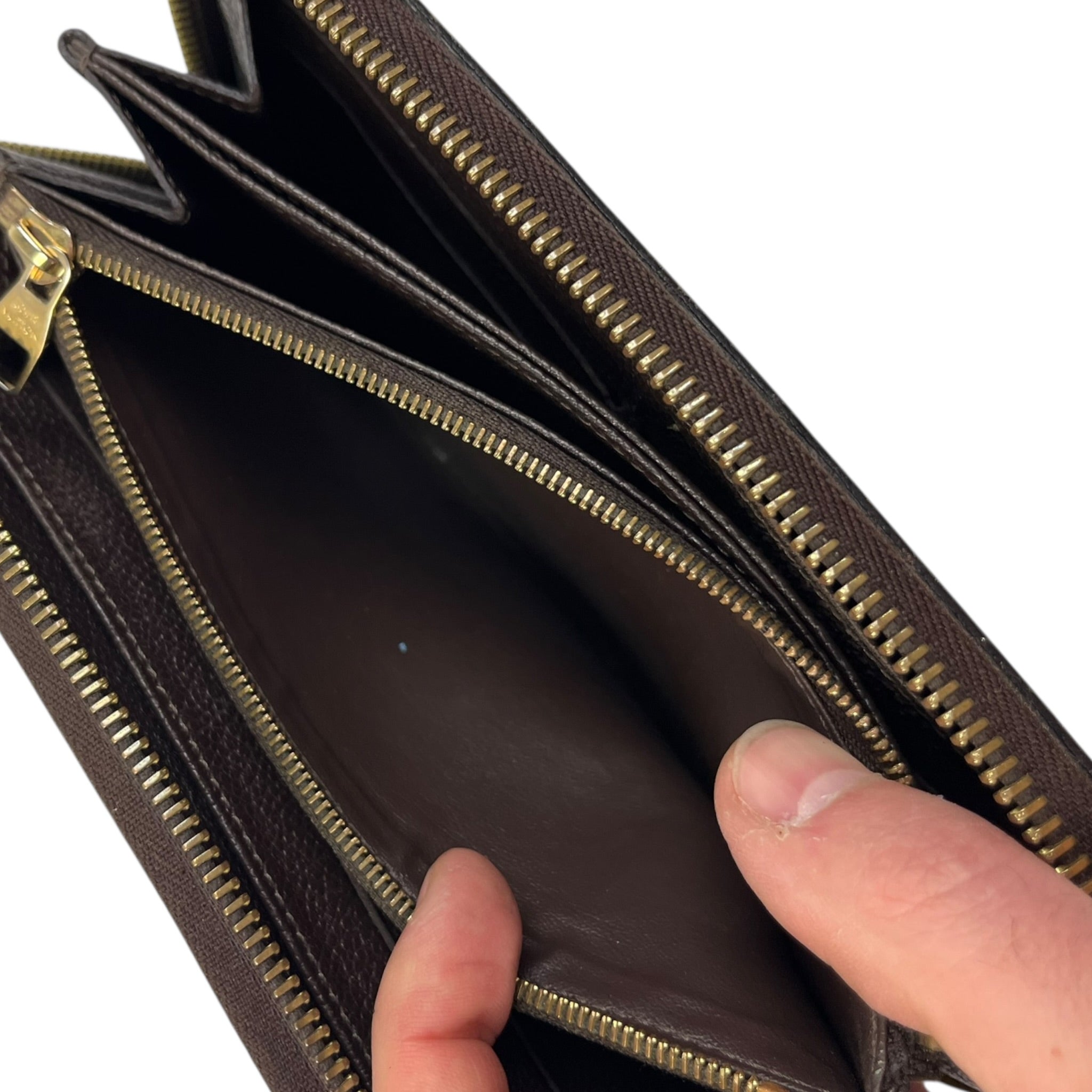 Louis Vuitton Zippy Embossed Monogram Wallet