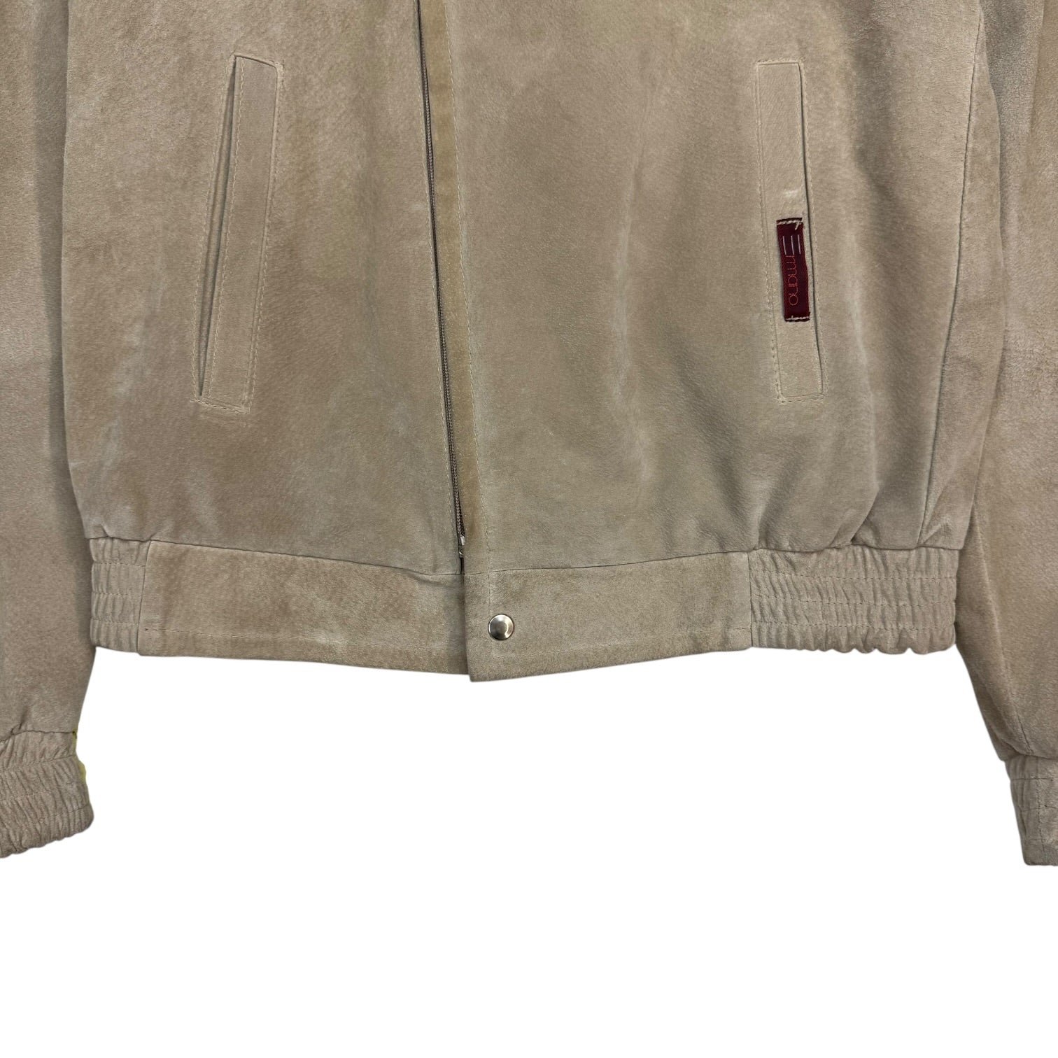 (W) Vintage Joseph Ermano Suede Jacket Light Tan