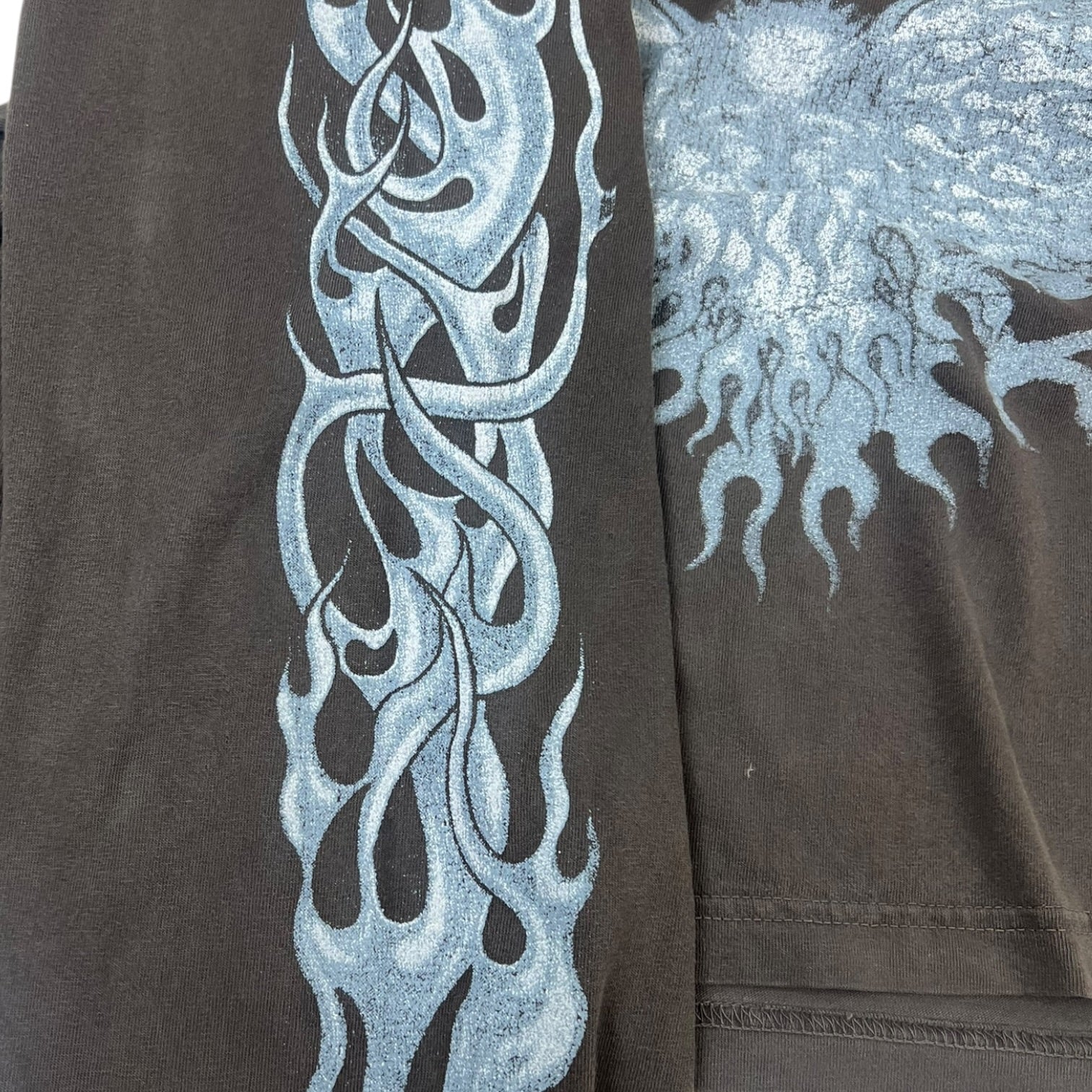 Basketcase Gallery Moltres Long Sleeve T-Shirt Charcoal