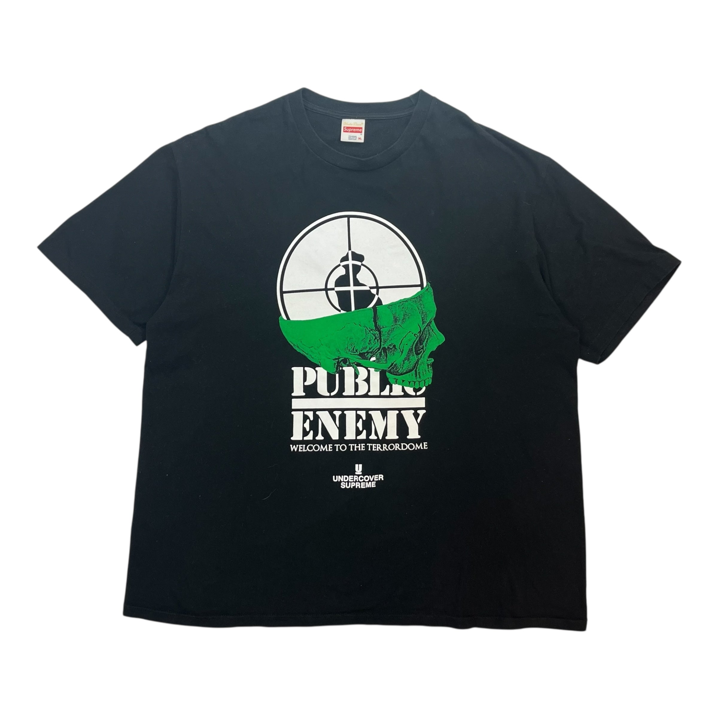 Supreme Undercover Public Enemy Skull Tee Black