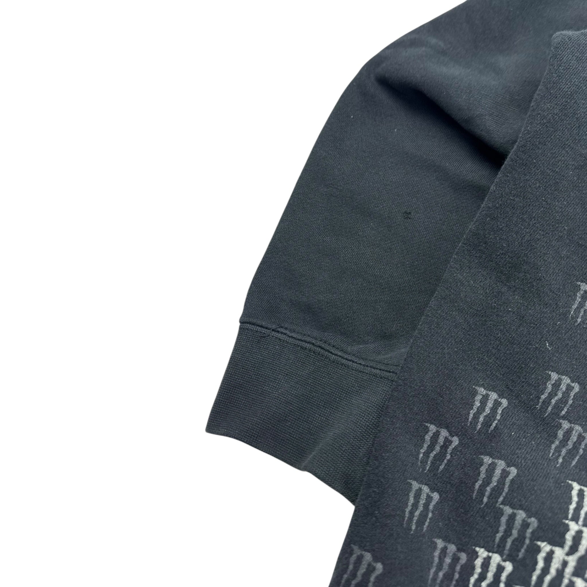 Vintage Y2K Monster Energy Embroidered Zip Up Hoodie