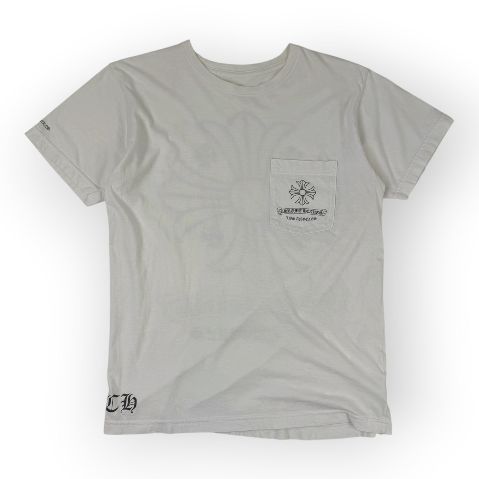 Chrome Hearts Los Angeles Exclusive Plus Cross Pocket T-Shirt White