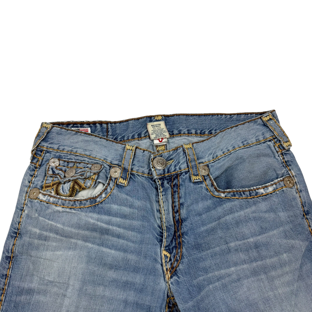 Vintage True Religion Ricky Super T Denim Jeans Blue