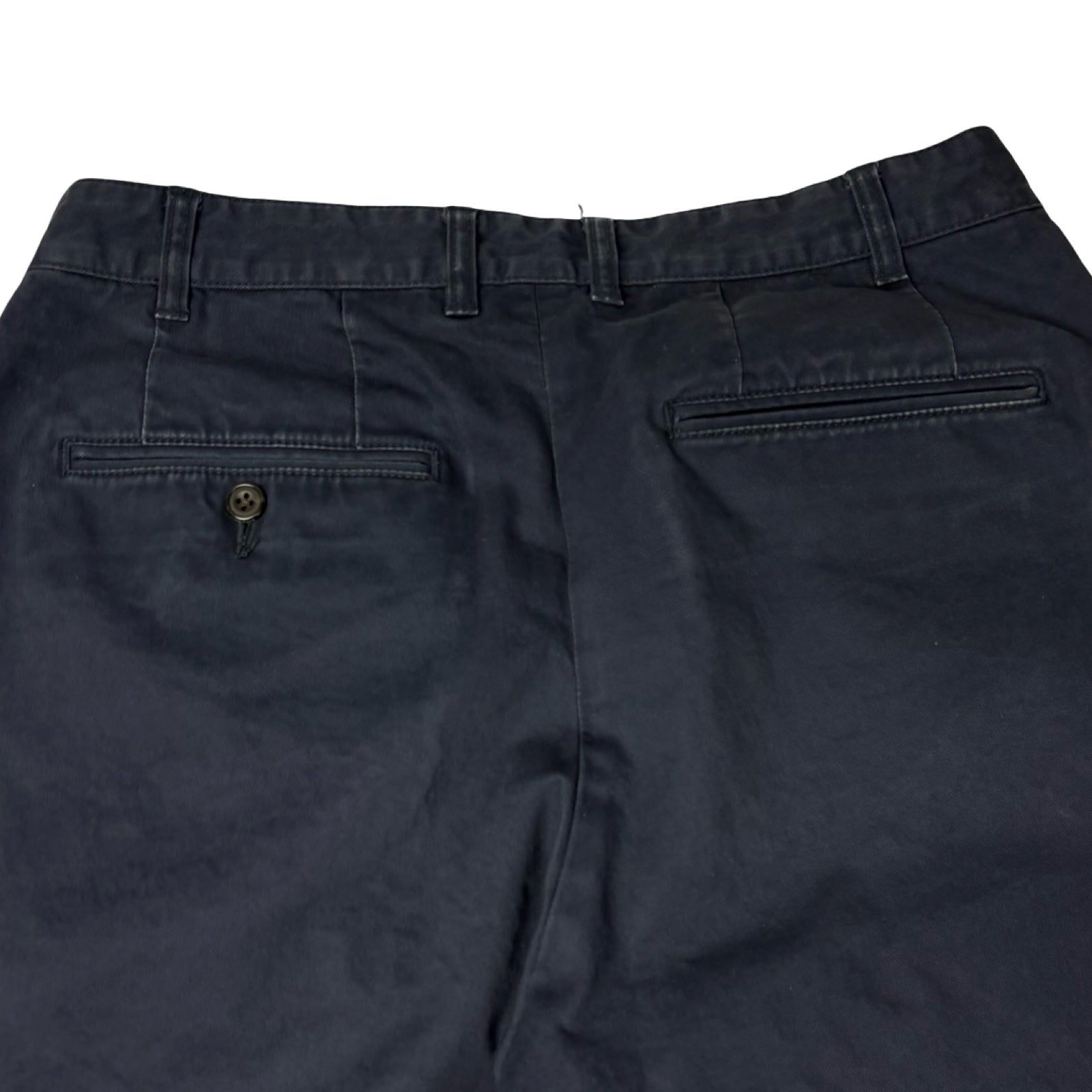 Beams 2Pleats Twill Dark Navy