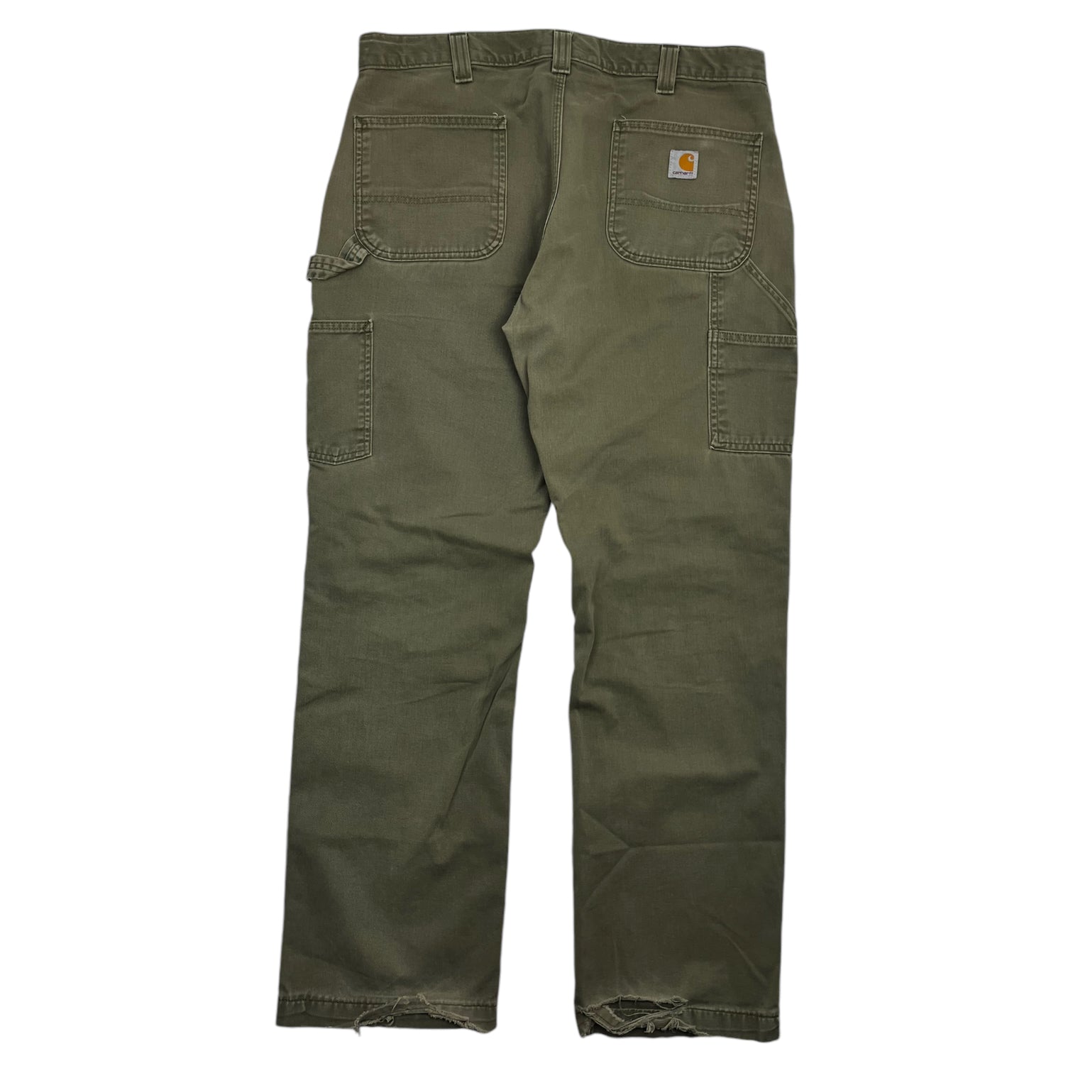 Carhartt Carpenter Work Pants Faded Olive