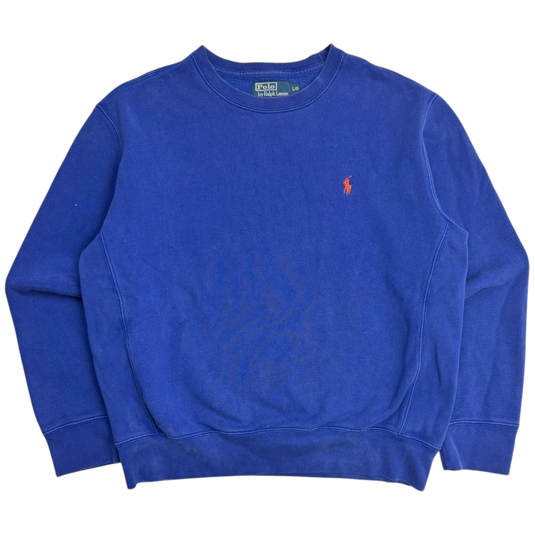 Vintage Polo Ralph Lauren Gusset Crewneck Blue