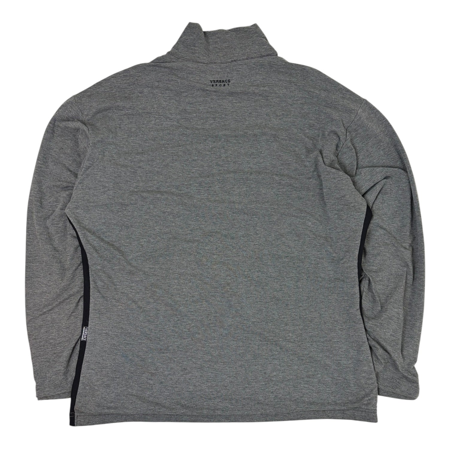 Vintage Versace Quarter Zip Grey/Black