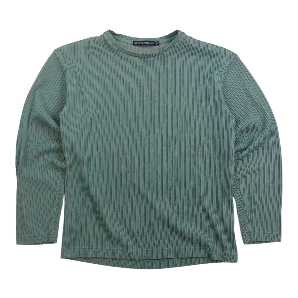 Issey Miyake Pleated Long Sleeve Shirt Sage
