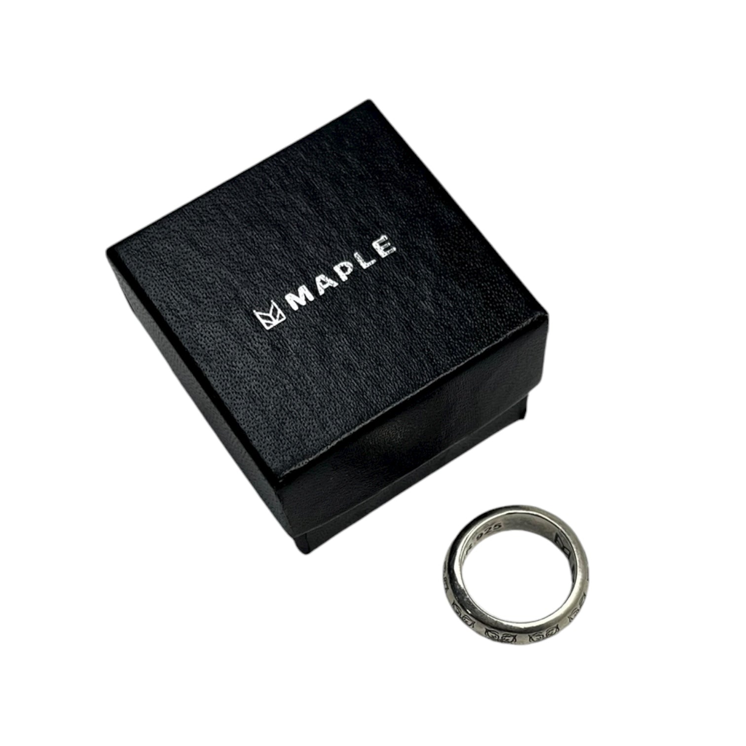 Maple Flower Ring Silver