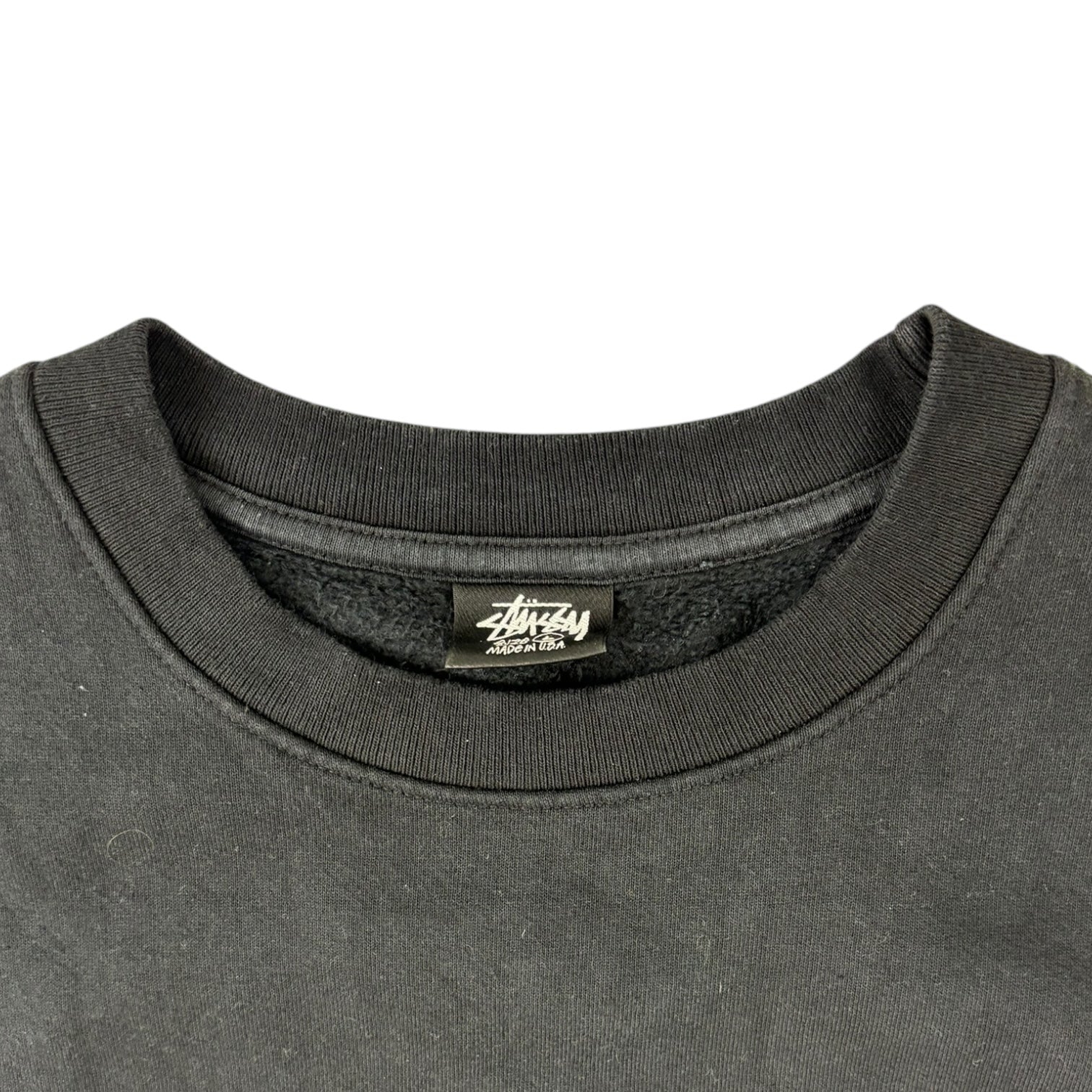 Stussy x Our Legacy Workshop Sun Crewneck Black