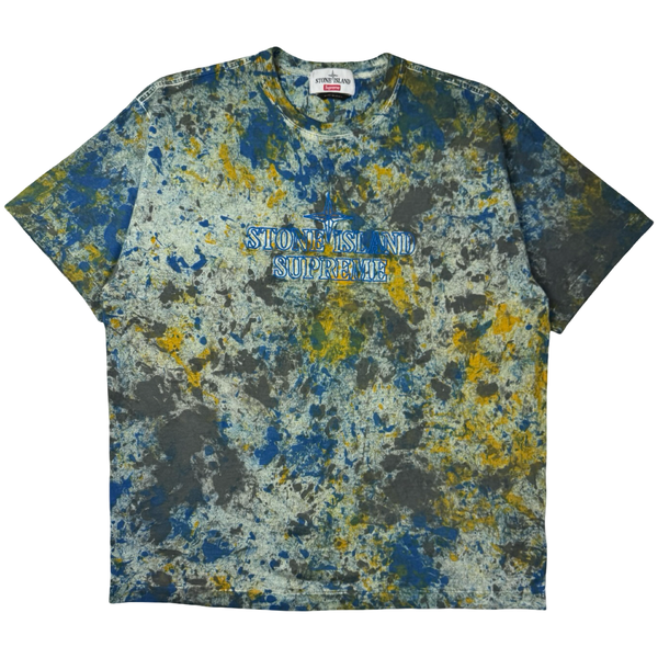 Supreme x Stone Island Embroidered S/S Tee