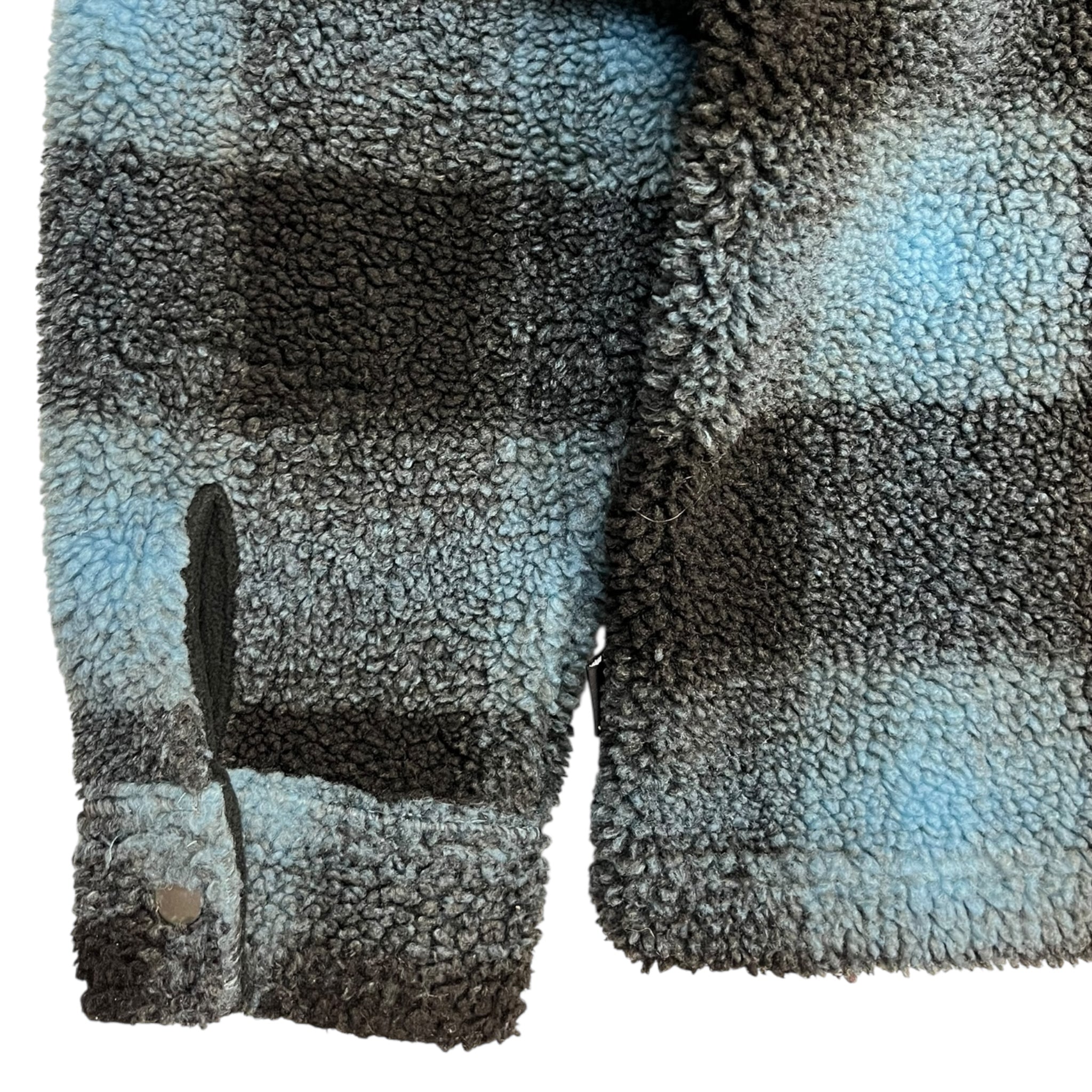 Stussy Shadow Plaid Jacket Navy