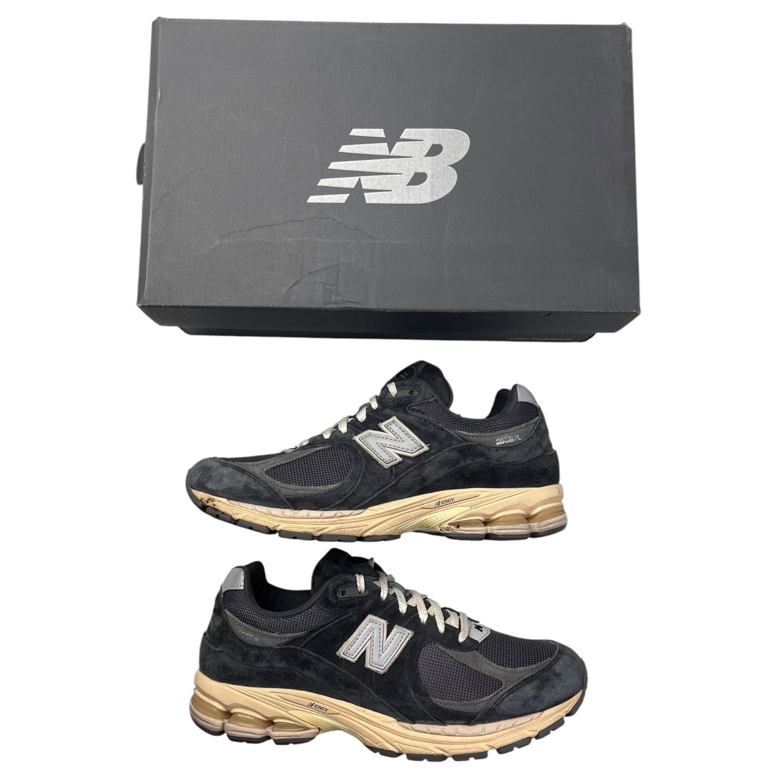 New Balance 2002R Black Dark Grey (Used)