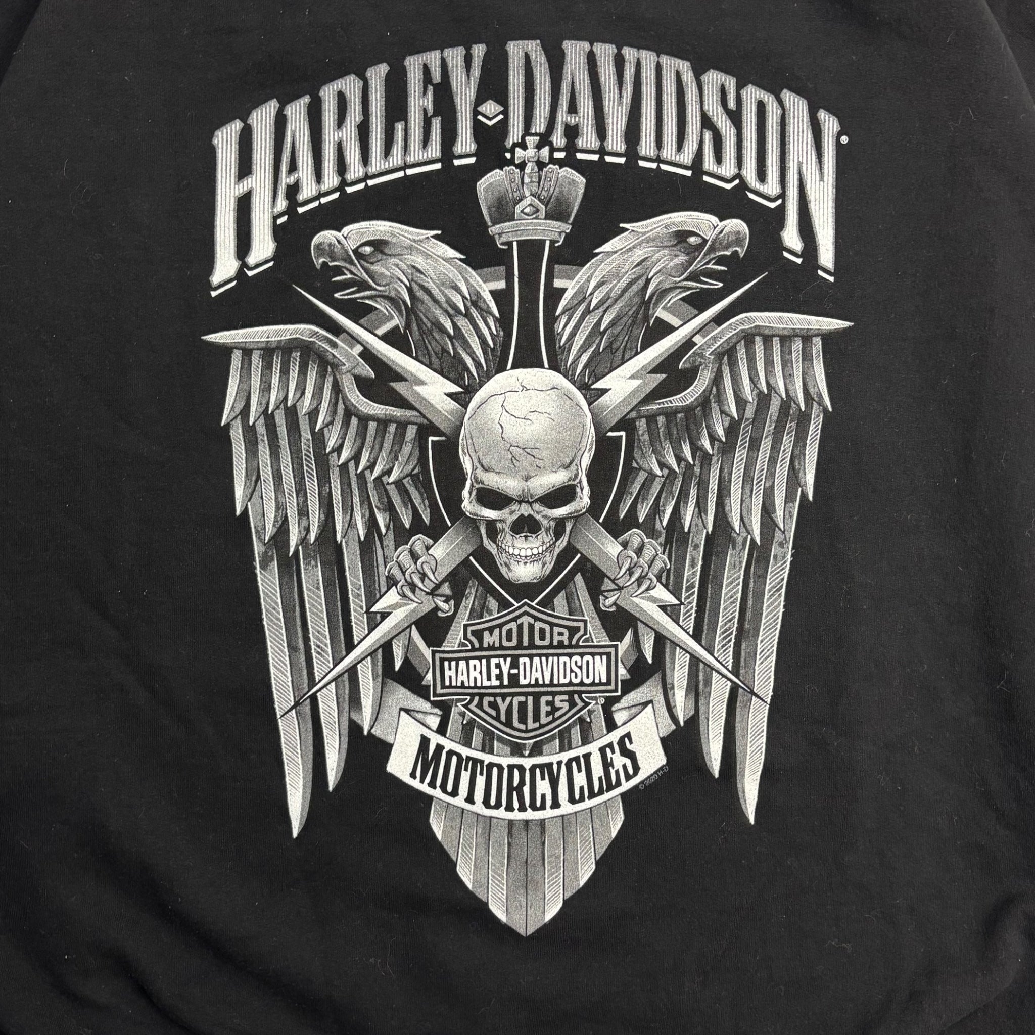 Harley Davidson Oconomonde Wisconsin Quarter Zip Sweater