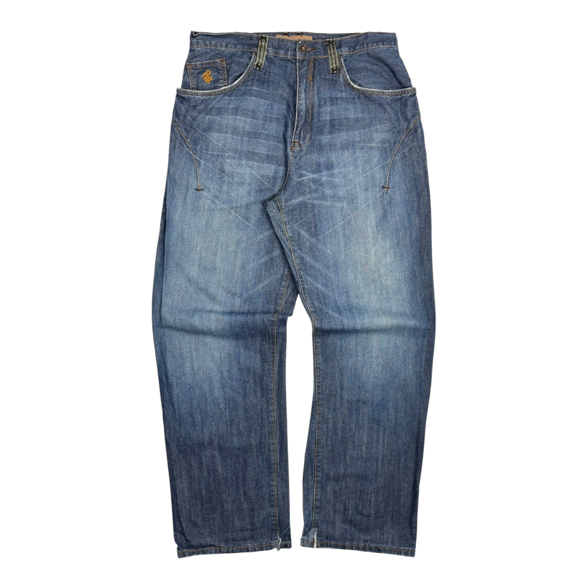 Y2K Rocawear Rope Embroidered Denim