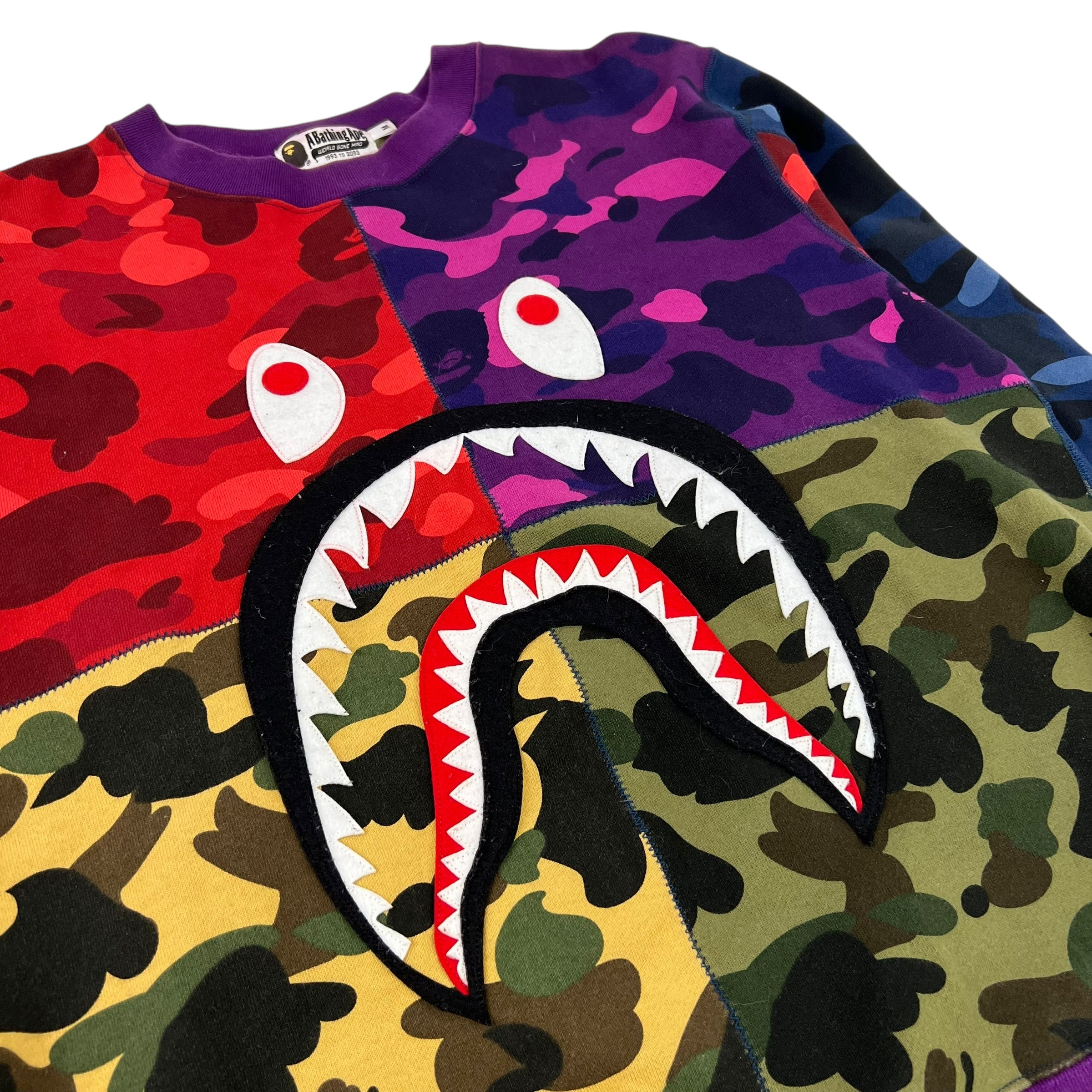 BAPE Shark Mix Camo Sweatshirt