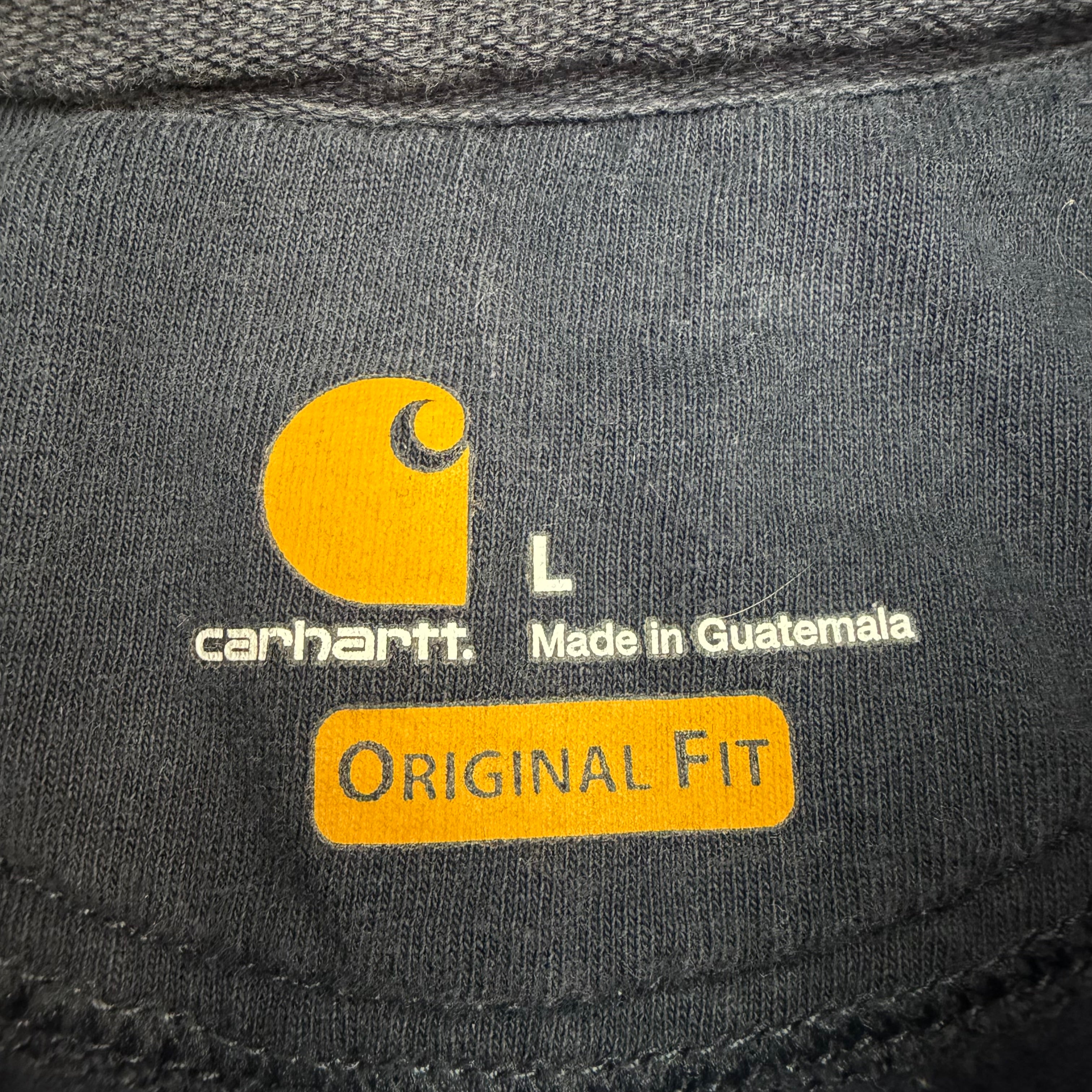 Vintage Carhartt Zip Up Hoodie Navy