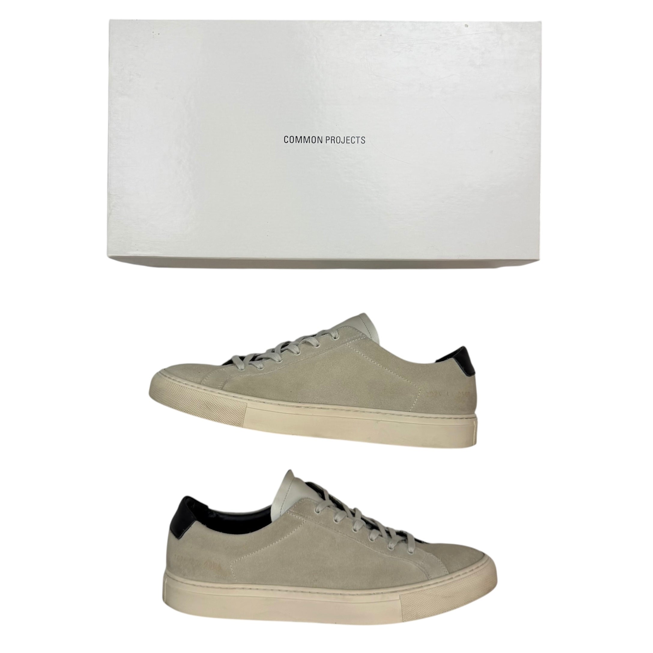 Common Projects Retro Low Suede White (Used)