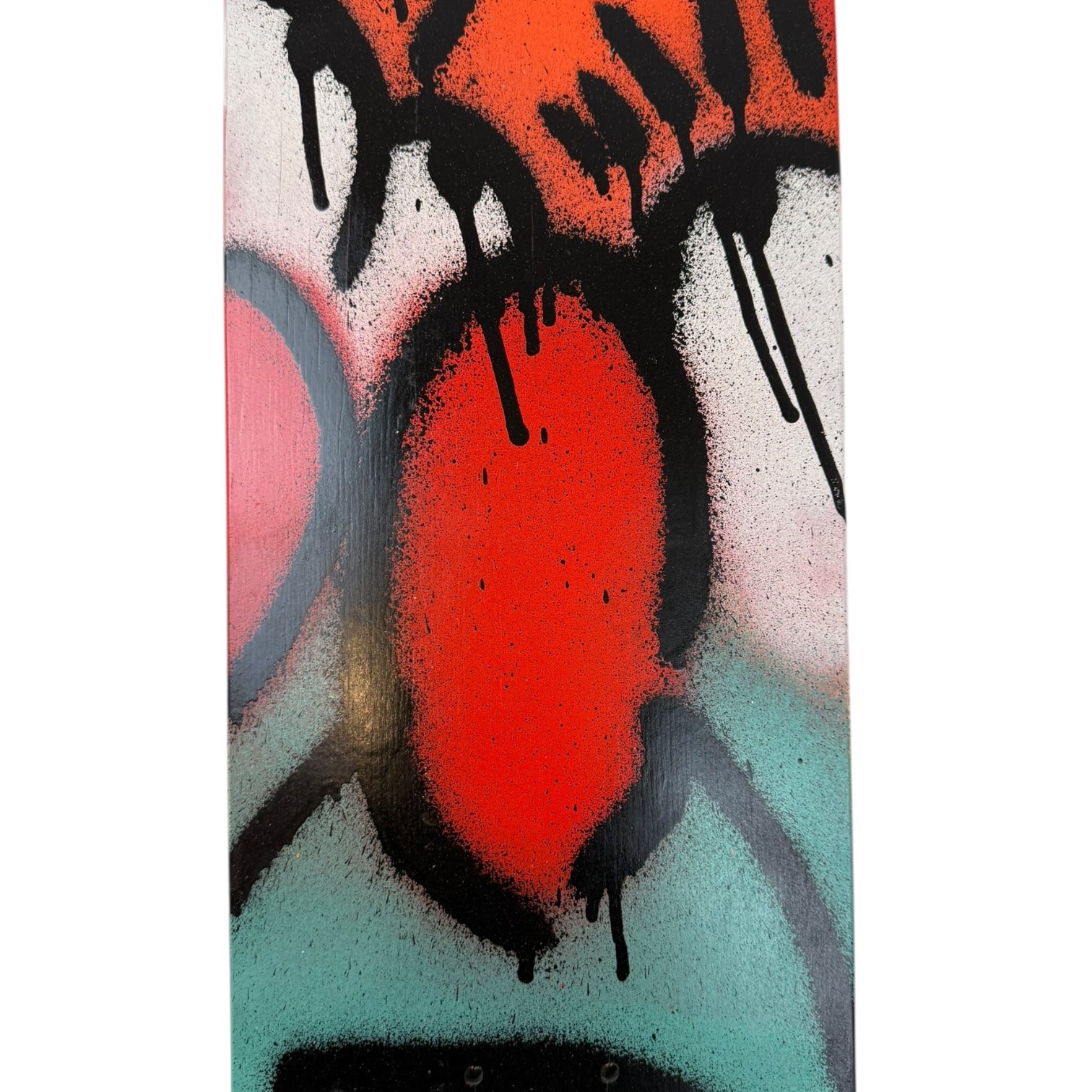 Slawn Skateboard Deck Red/Orange