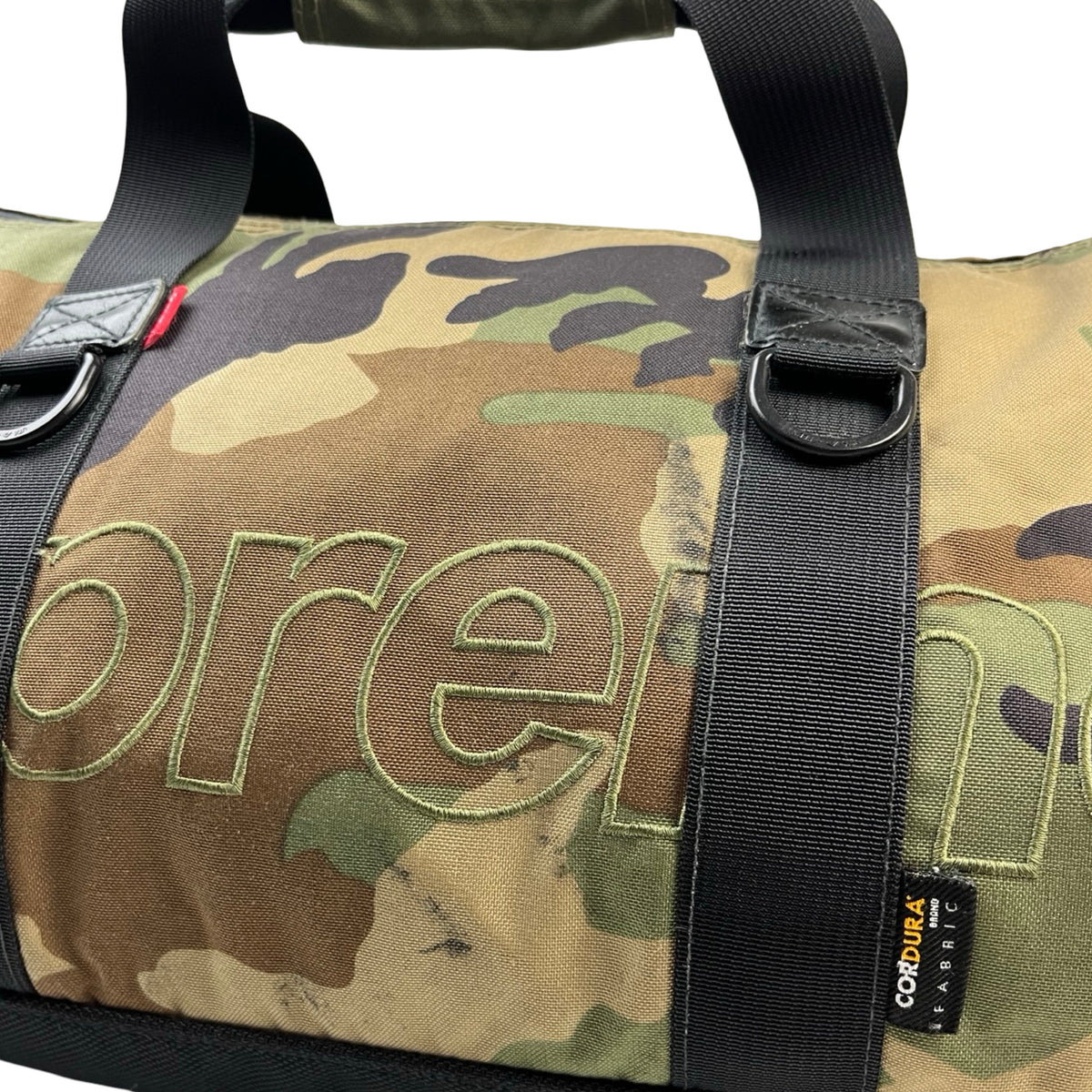 Supreme Contour Duffle Bag Woodland Camo