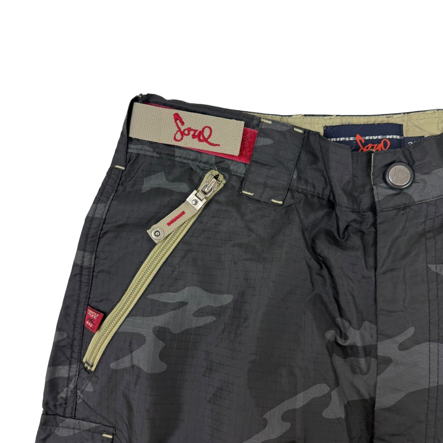 Vintage Y2K Triple 5 Soul Nylon Camo Pants